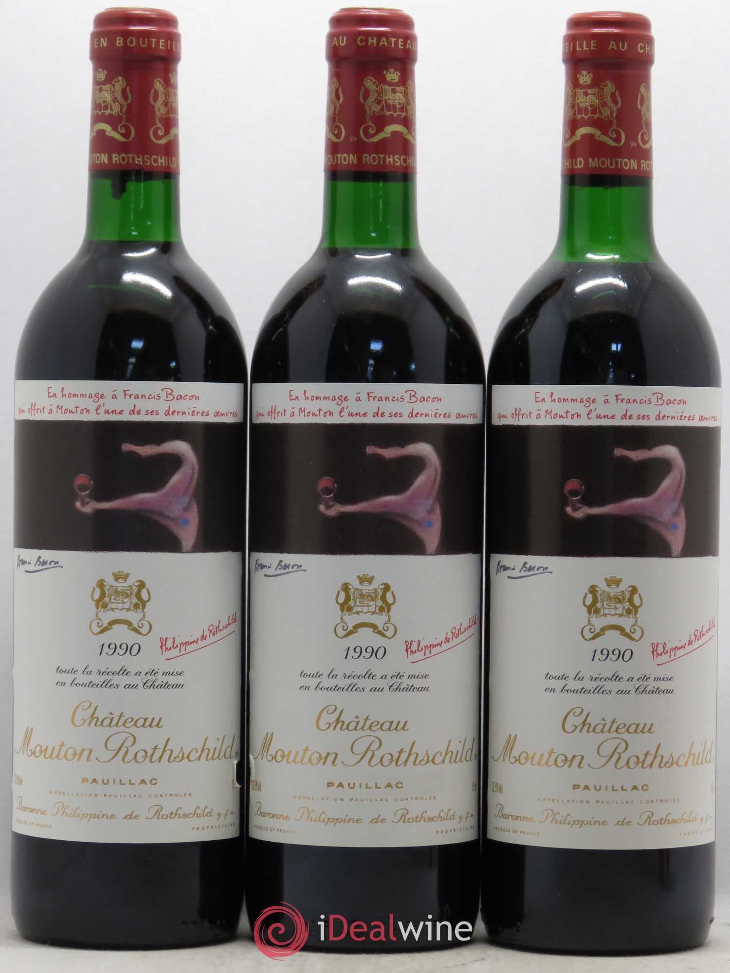 Château Mouton Rothschild 1er Grand Cru Classé 1990 - Lot de 12 bouteilles - 5