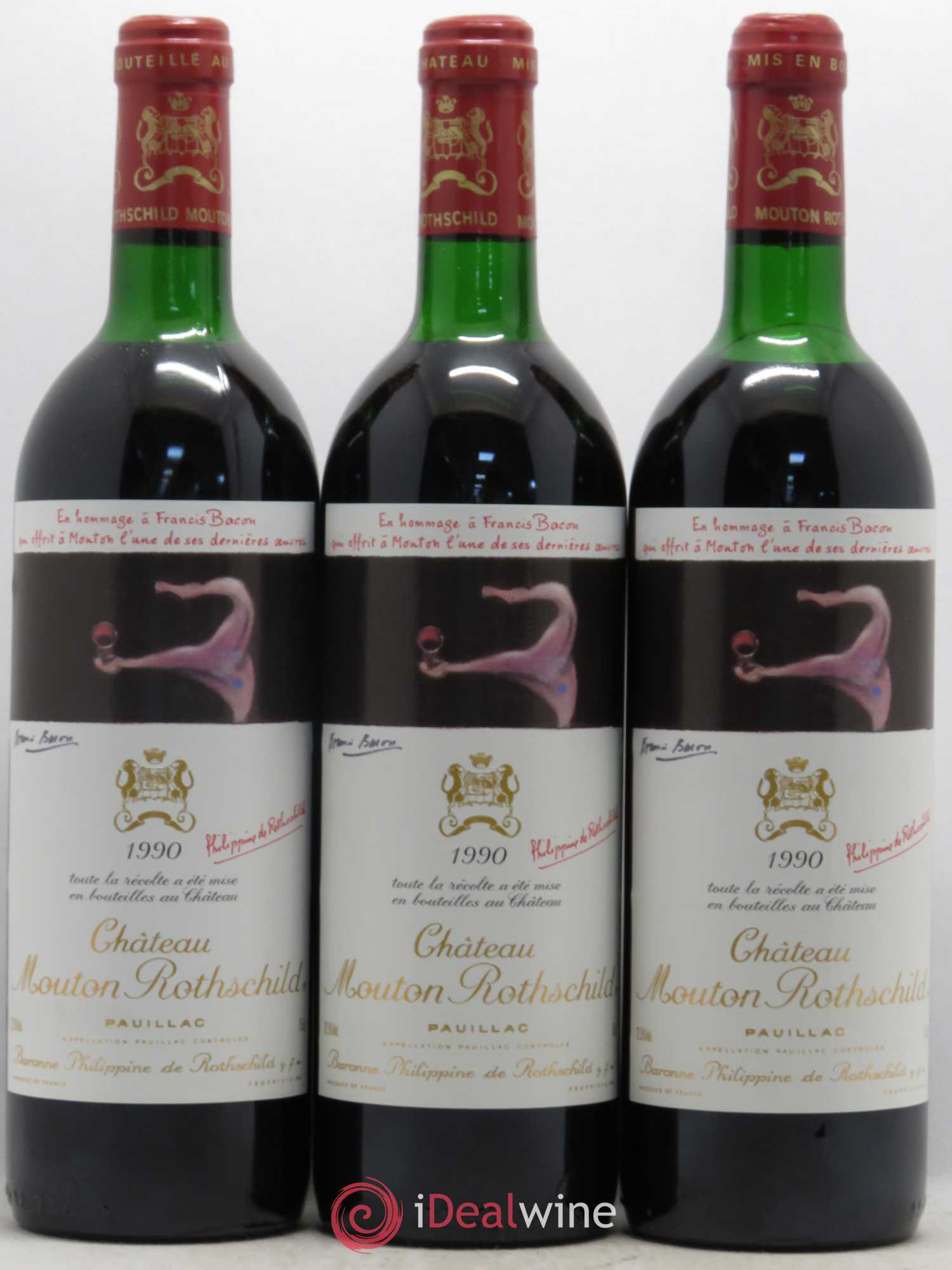 Château Mouton Rothschild 1er Grand Cru Classé 1990 - Lot de 12 bouteilles - 7