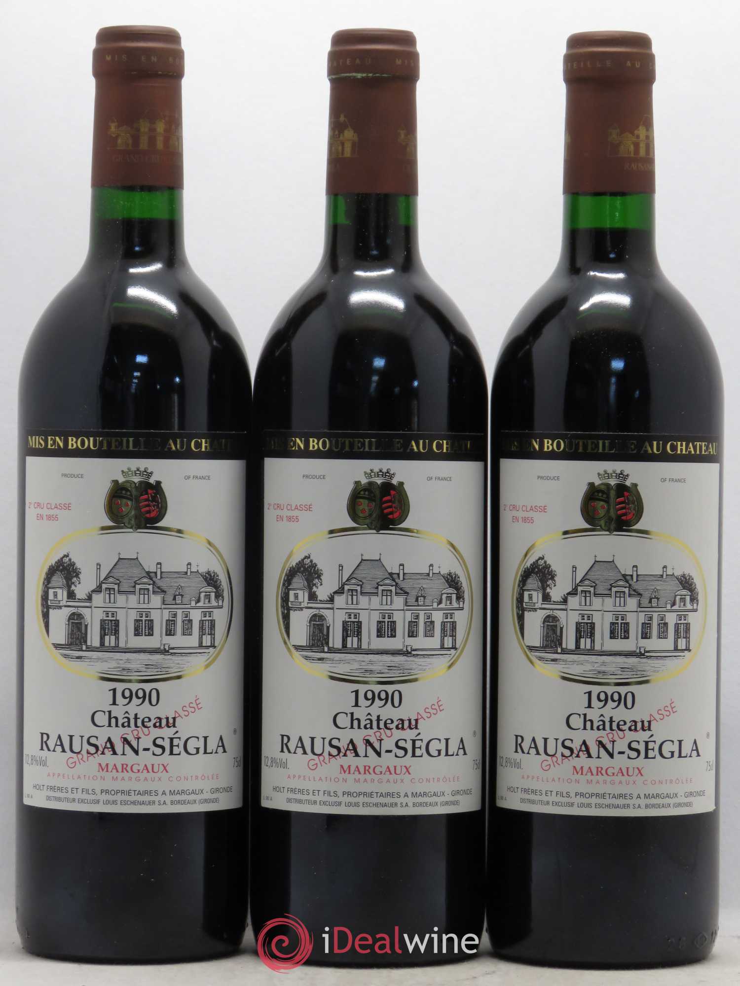 Château Rauzan Ségla Grand Cru Classé 1990 - Lot de 12 bouteilles - 1