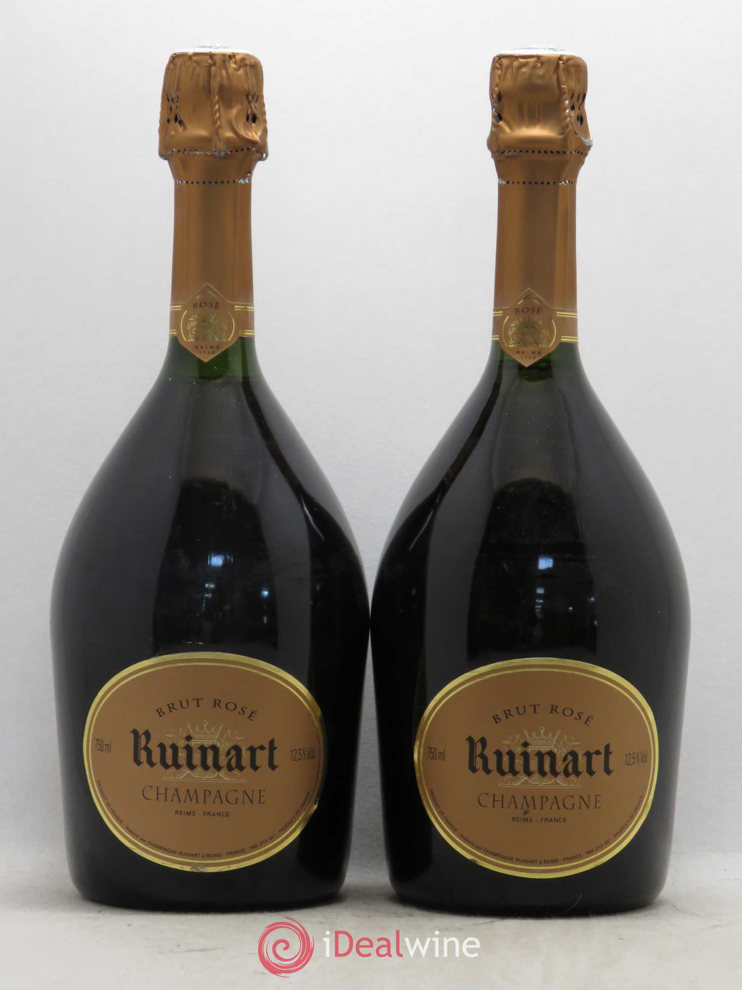 Champagne - R de Ruinart Brut Rosé - Lot de 2 bouteilles - 0