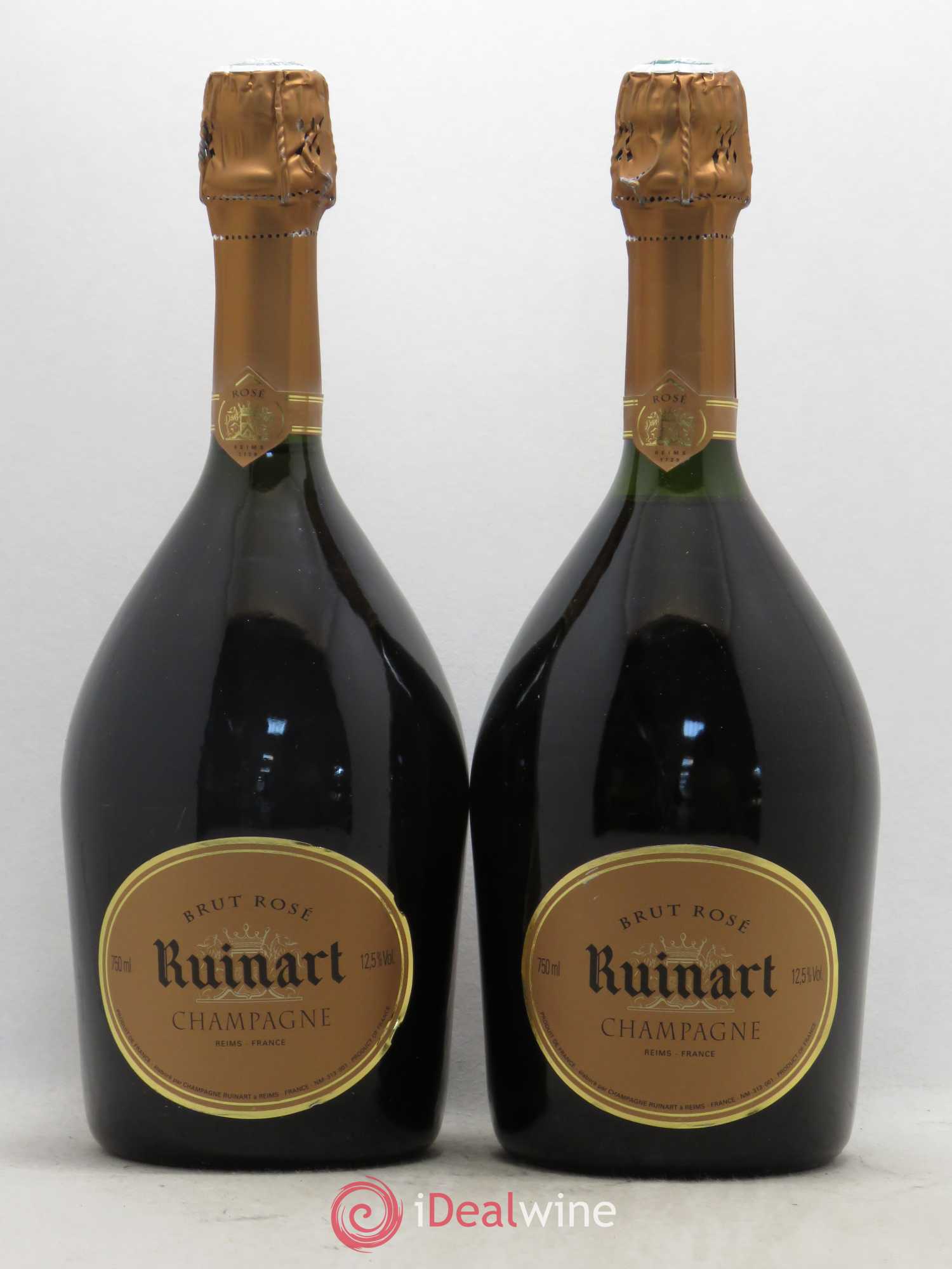 Champagne - R de Ruinart Brut Rosé - Lot de 2 bouteilles - 0