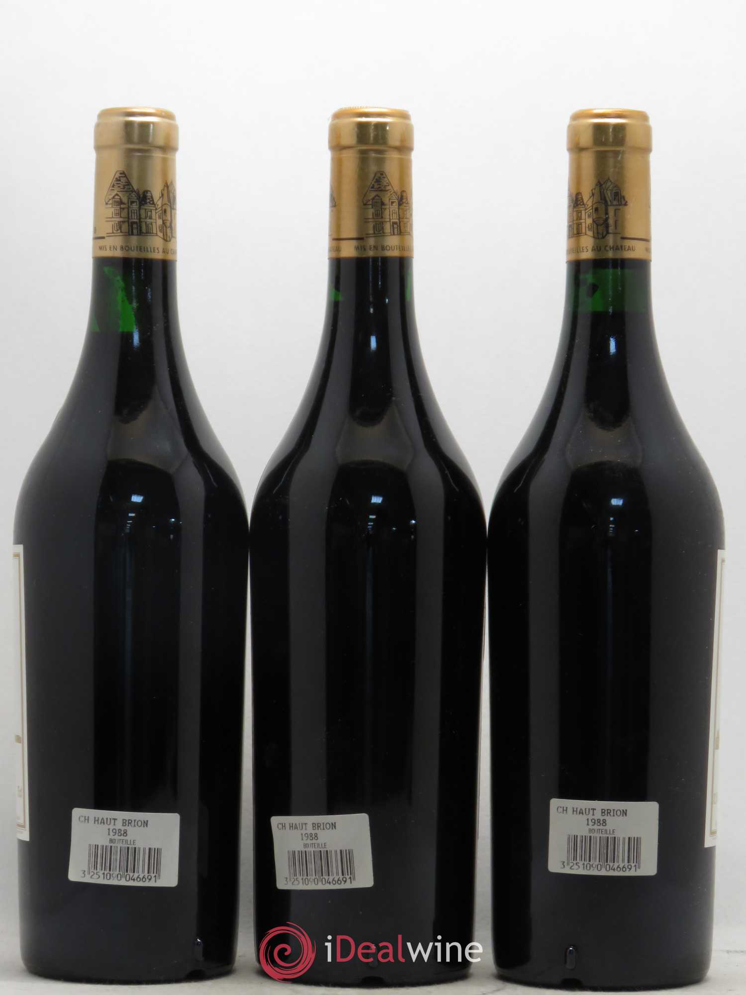 Château Haut Brion 1er Grand Cru Classé 1988 - Lot de 12 bouteilles - 2