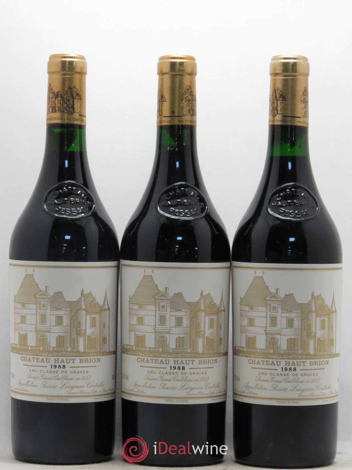 Château Haut Brion 1er Grand Cru Classé 1988 - Lot de 12 bouteilles - 3