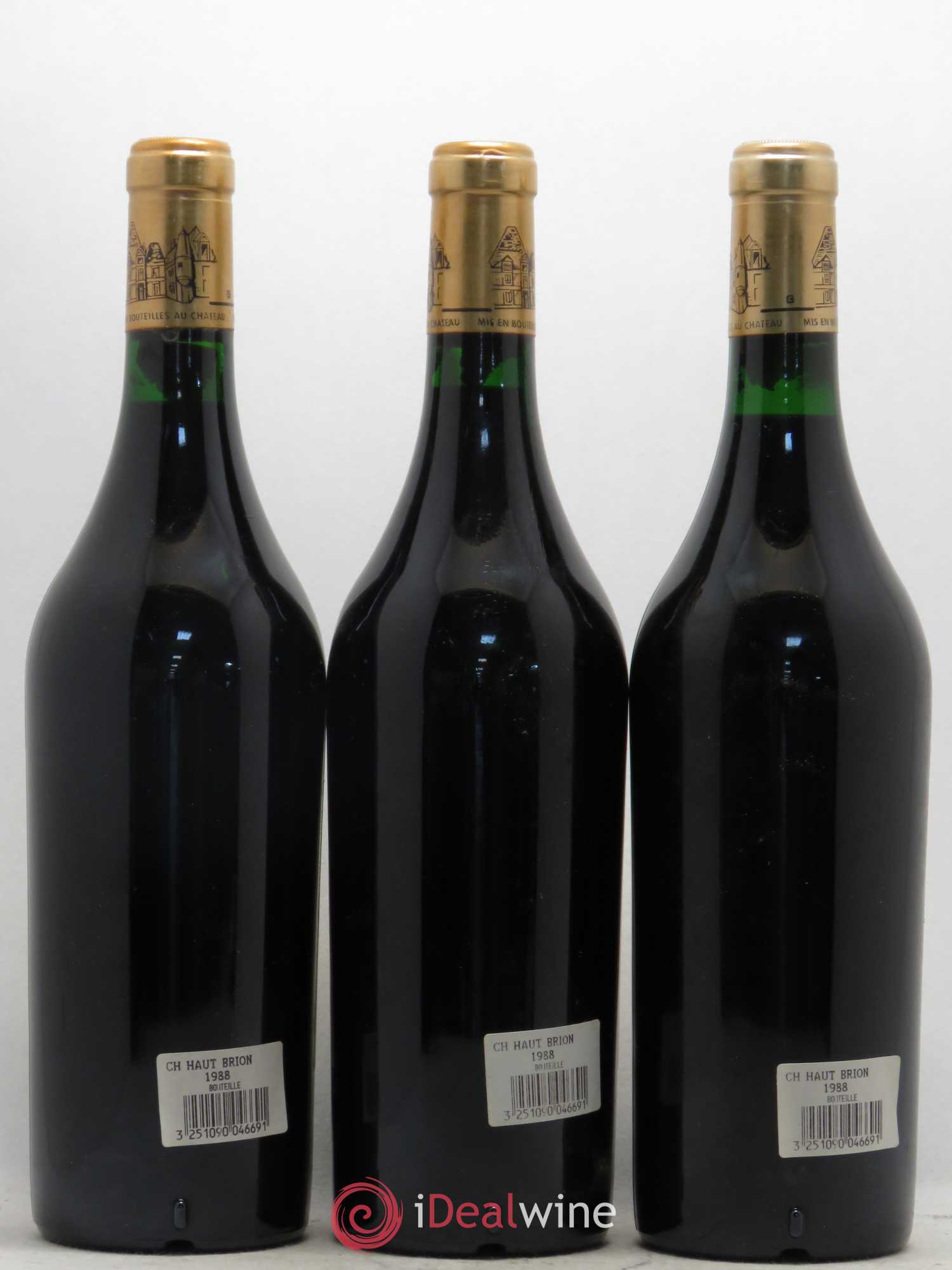 Château Haut Brion 1er Grand Cru Classé 1988 - Lot de 12 bouteilles - 4