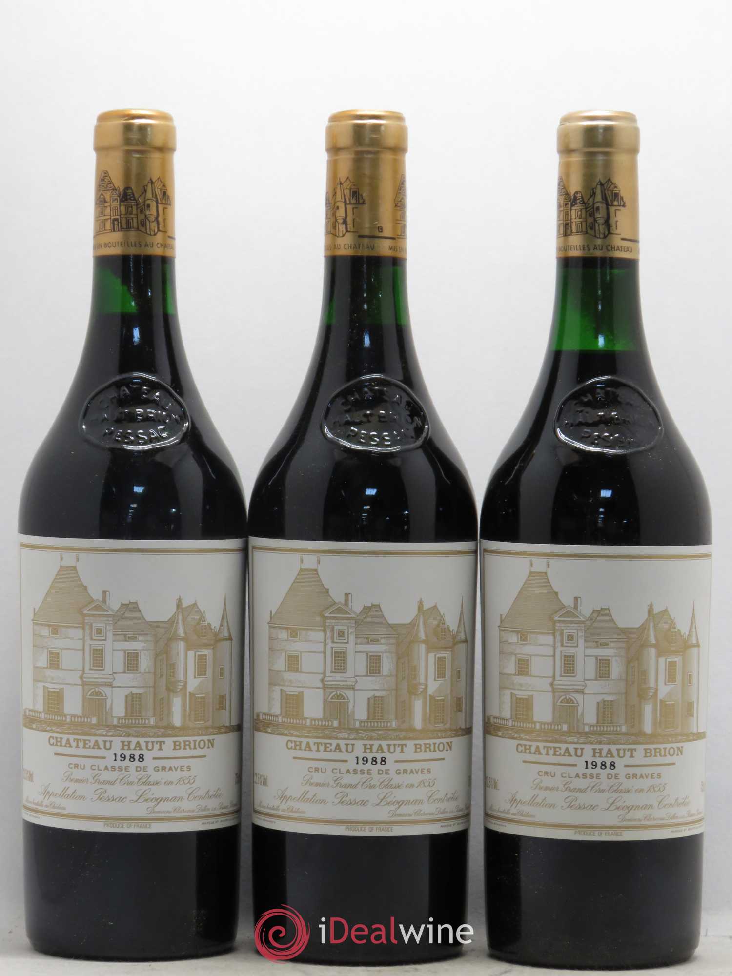 Château Haut Brion 1er Grand Cru Classé 1988 - Lot de 12 bouteilles - 5