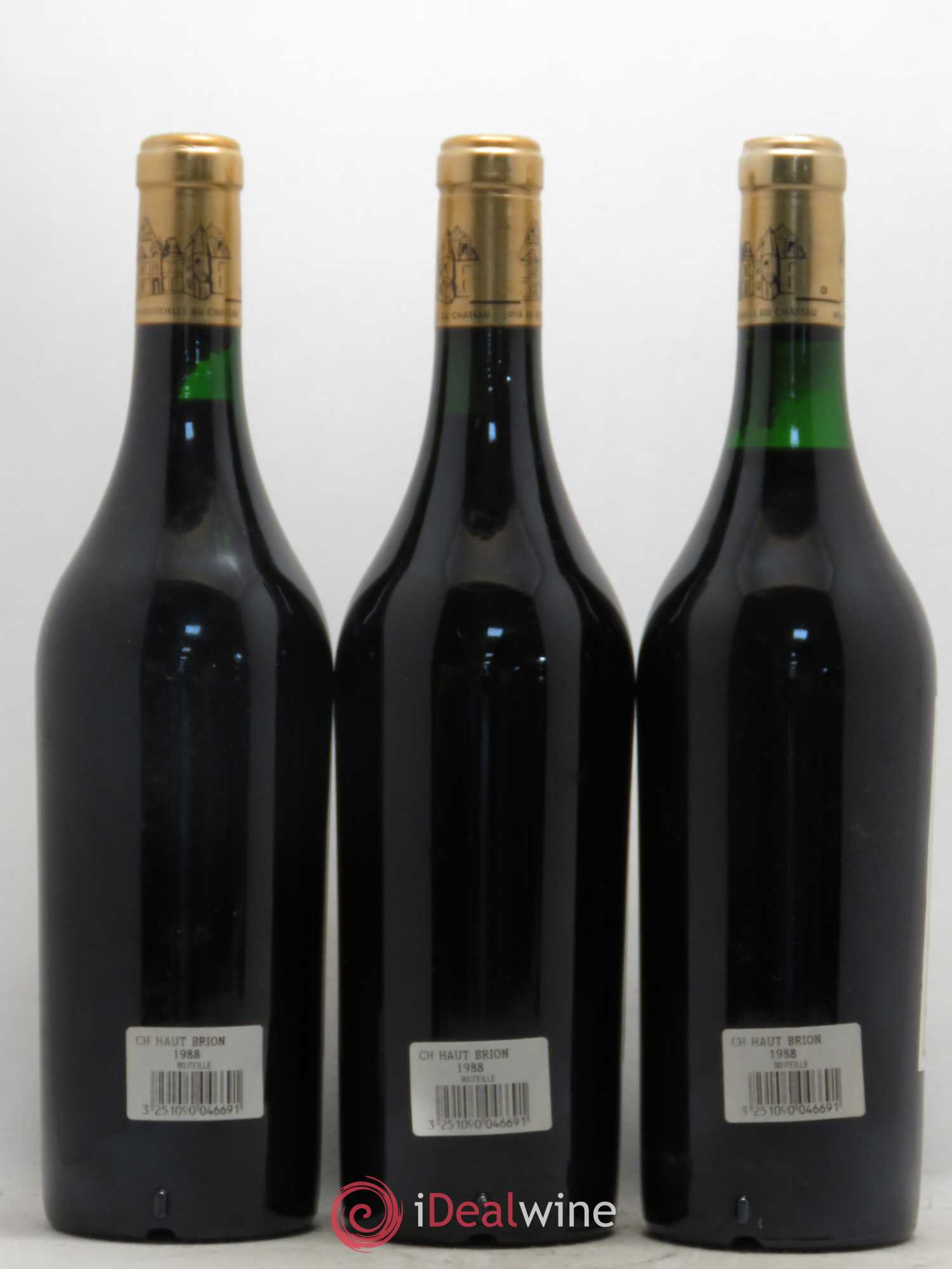 Château Haut Brion 1er Grand Cru Classé 1988 - Lot de 12 bouteilles - 6