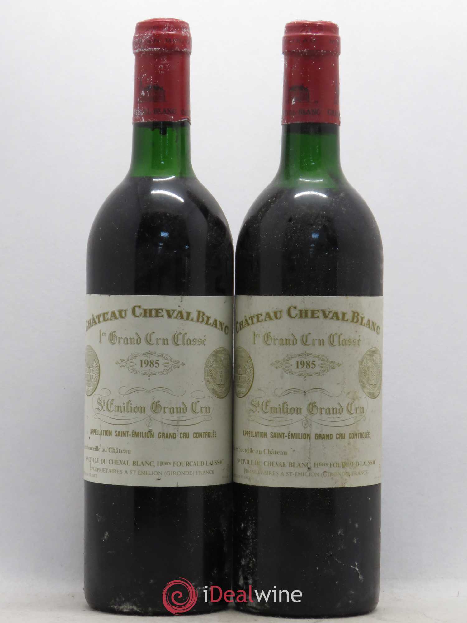Château Cheval Blanc 1er Grand Cru Classé A 1985 - Lot de 2 bouteilles - 0