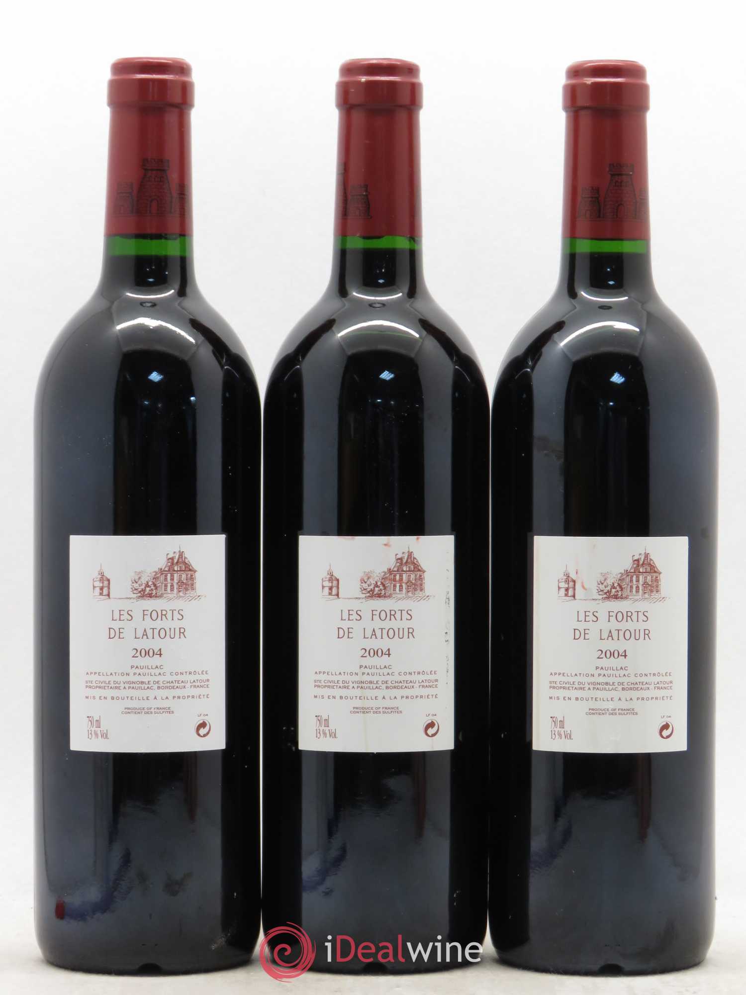 Les Forts de Latour Second Vin 2004 - Lot de 3 bouteilles - 1