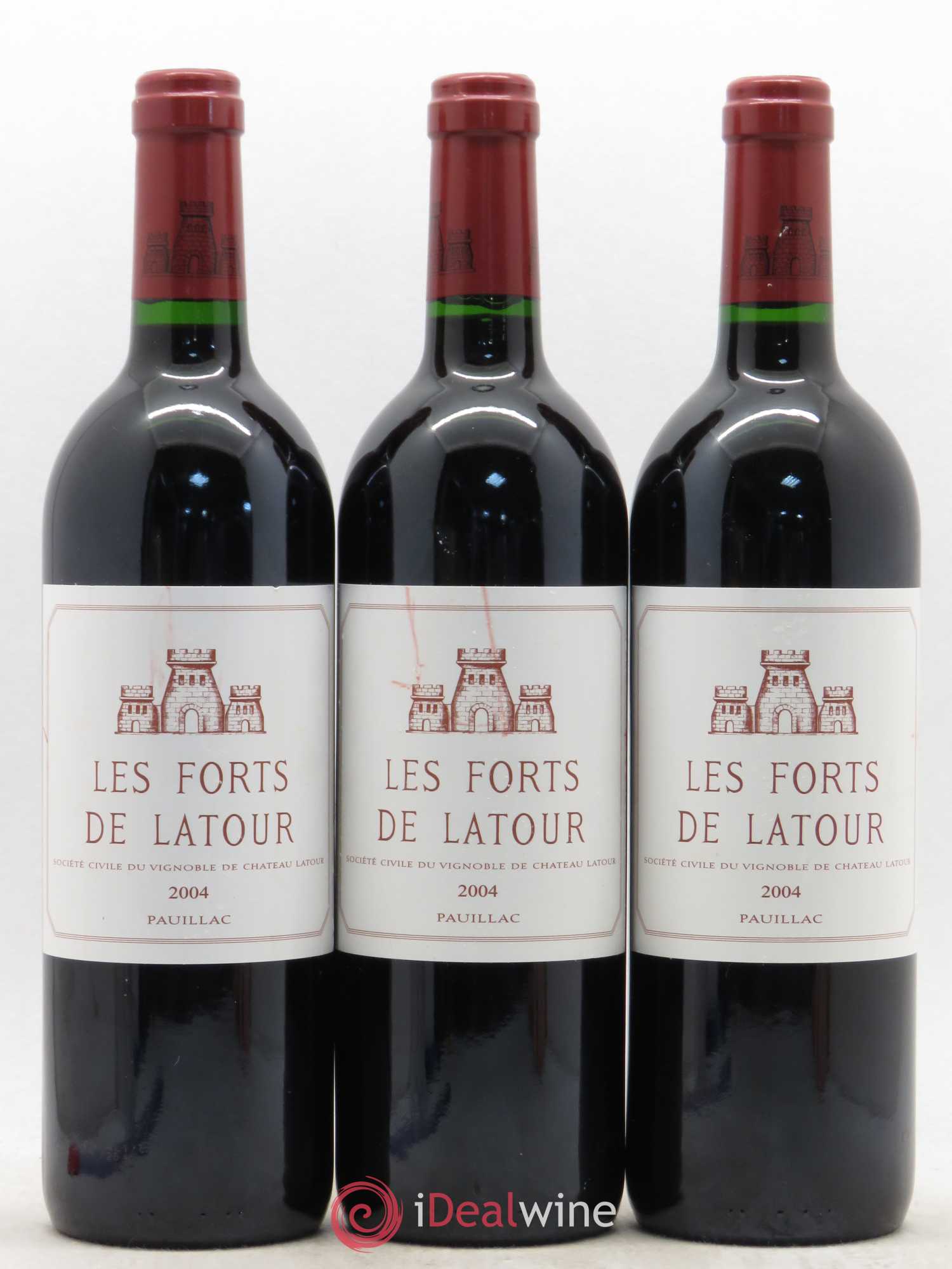Les Forts de Latour Second Vin 2004 - Lot de 3 bouteilles - 0