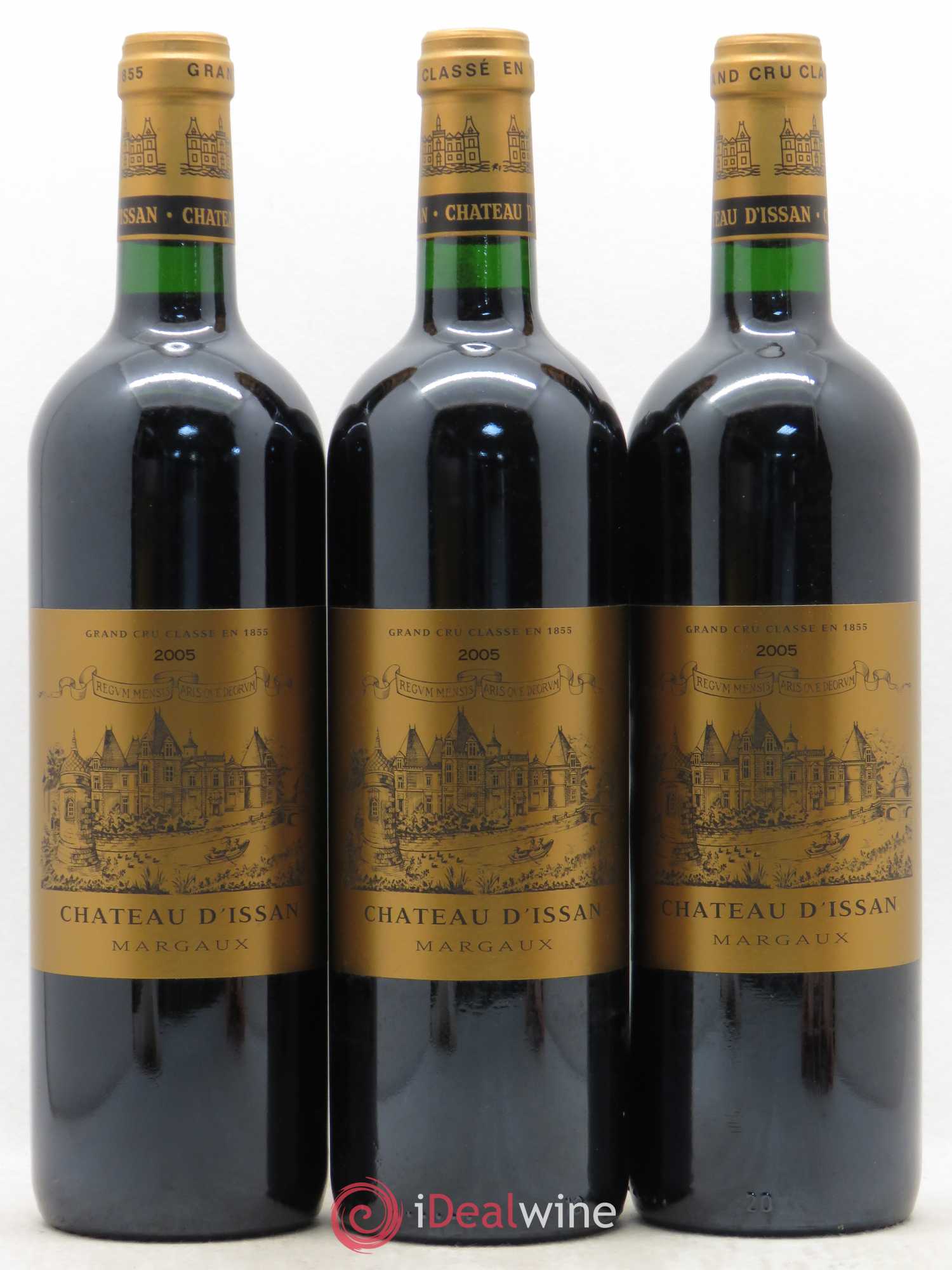 Château d'Issan 3ème Grand Cru Classé 2005 - Lot de 3 bouteilles - 0