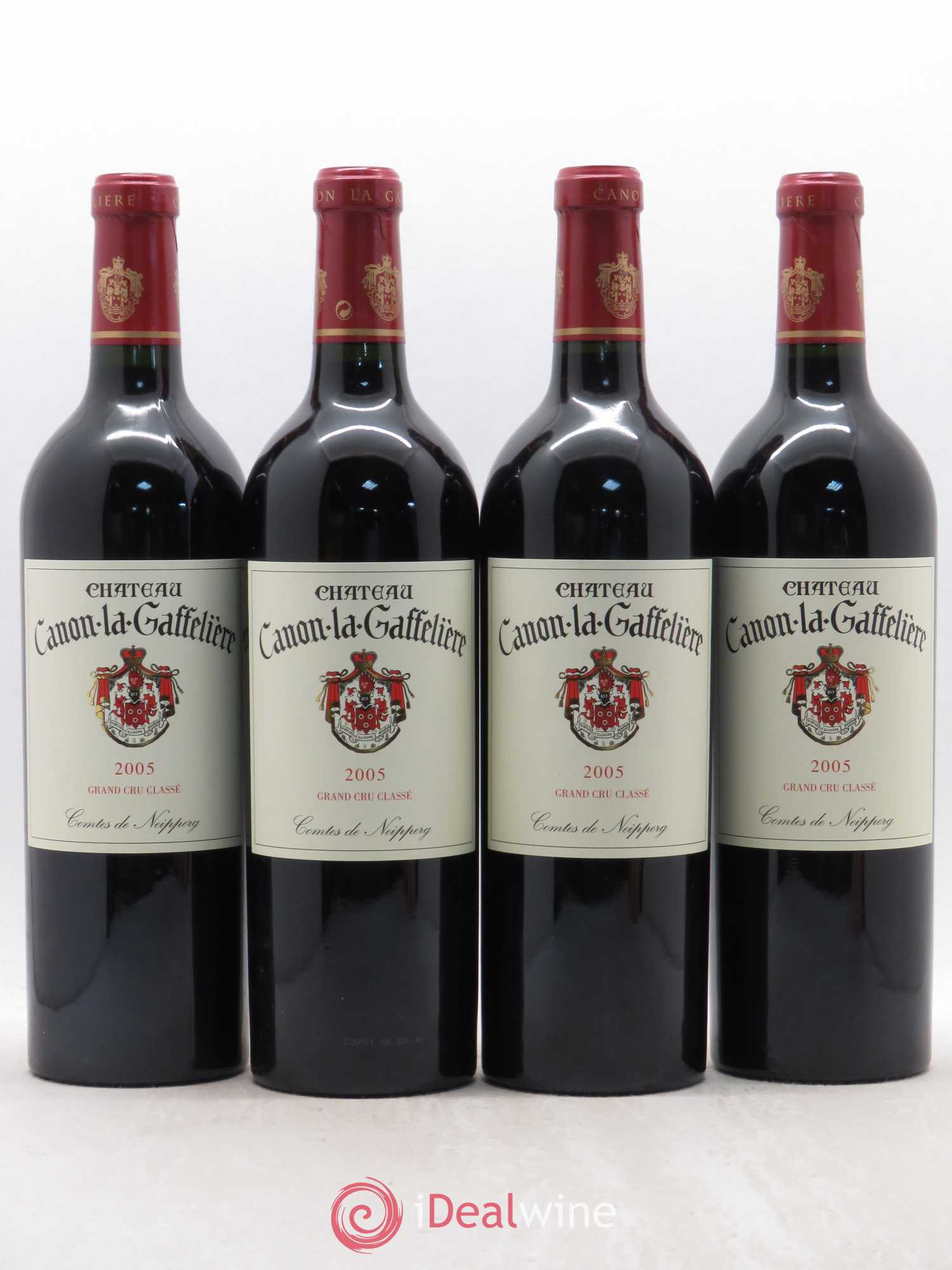 Château Canon la Gaffelière 1er Grand Cru Classé B 2005 - Lot de 4 bouteilles - 0