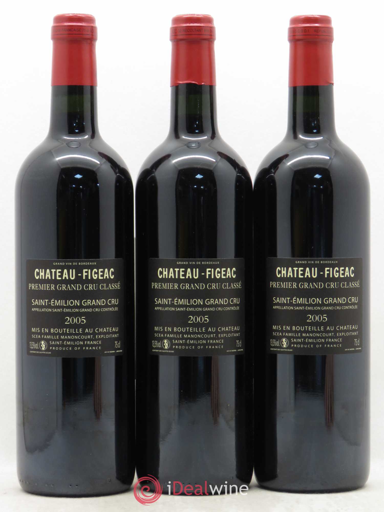 Château Figeac 1er Grand Cru Classé A 2005 - Lot de 12 bouteilles - 2