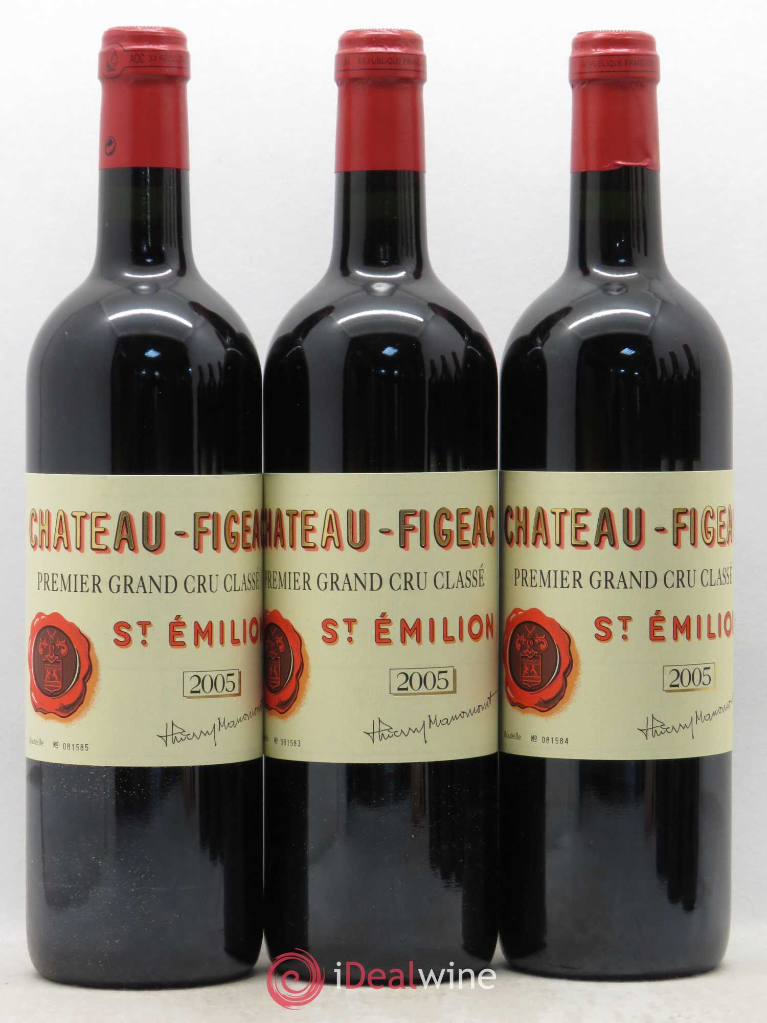 Château Figeac 1er Grand Cru Classé A 2005 - Lot de 12 bouteilles - 3