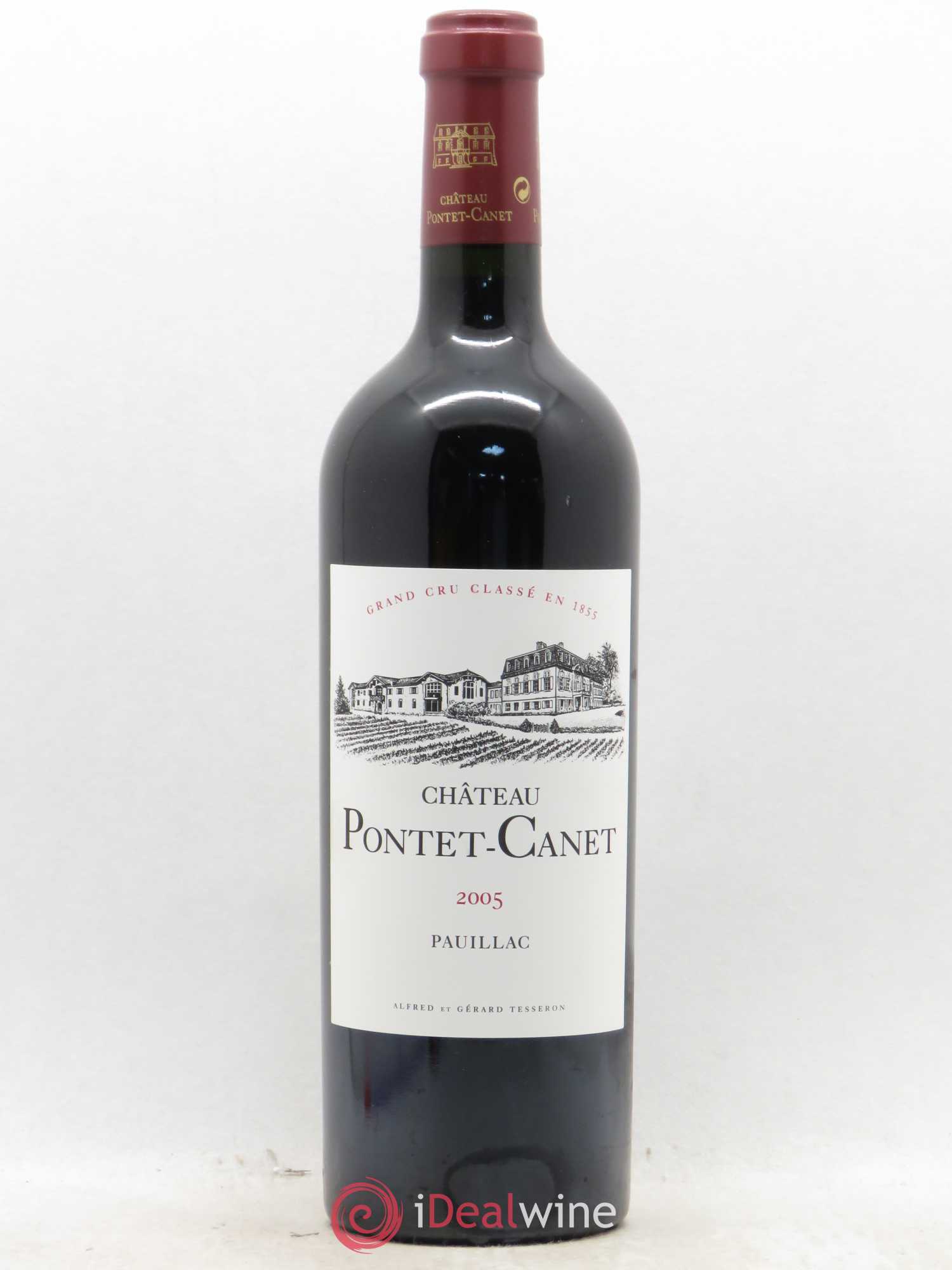 Château Pontet Canet 5ème Grand Cru Classé 2005 - Lot de 1 bouteille - 0