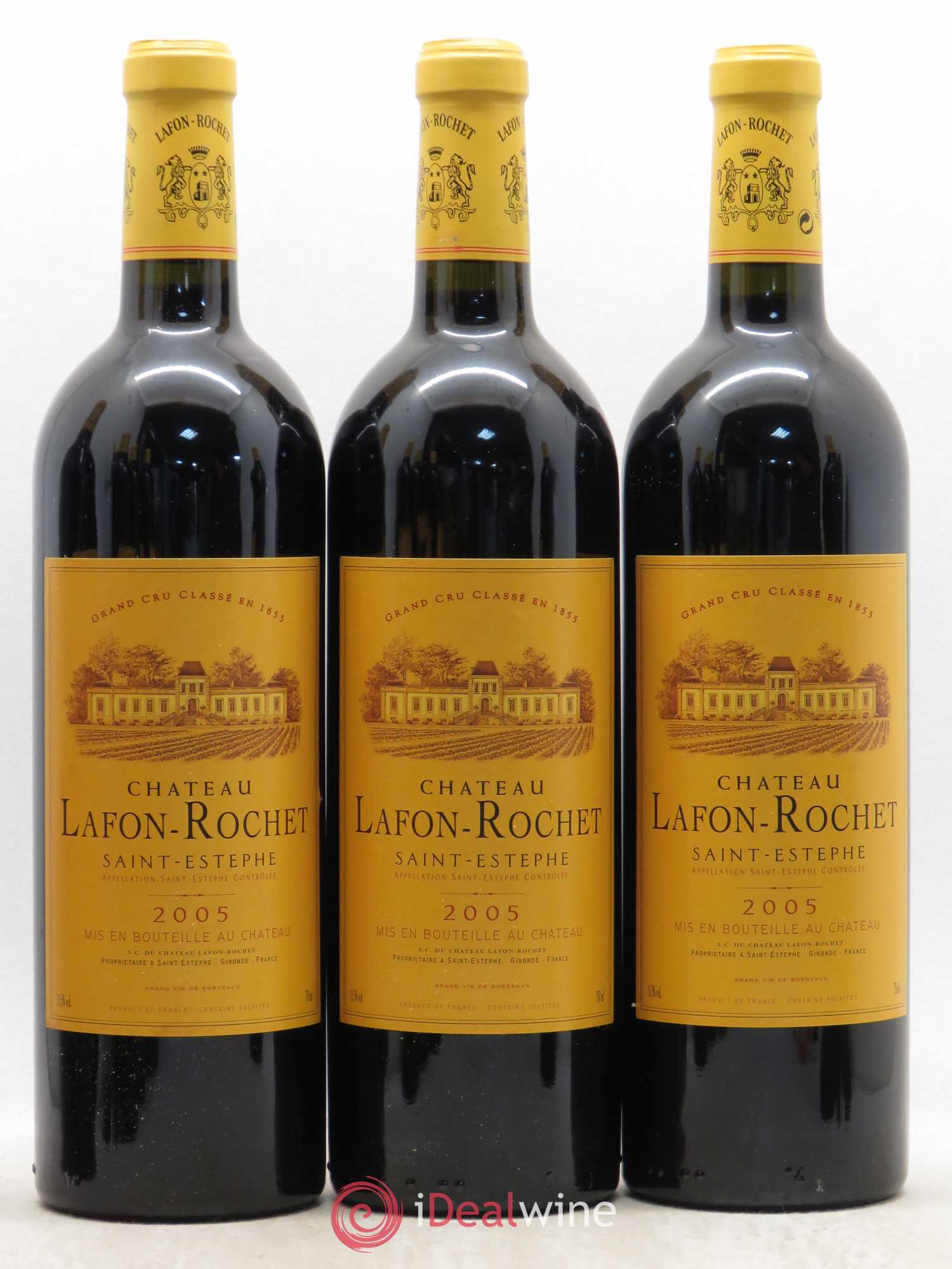 Château Lafon Rochet 4ème Grand Cru Classé 2005 - Lot de 12 bouteilles - 4