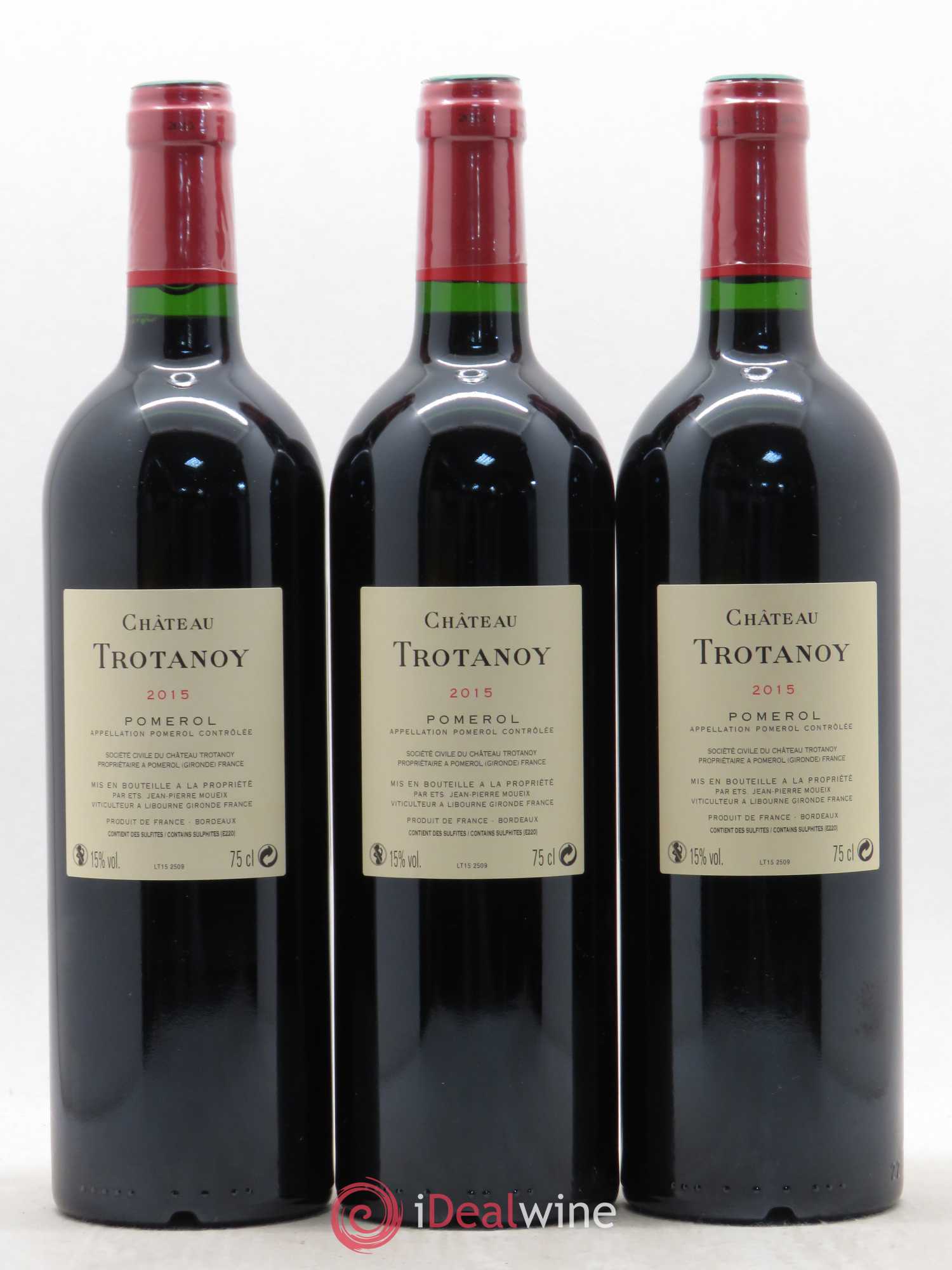 Château Trotanoy 2015 - Lot de 3 bouteilles - 1