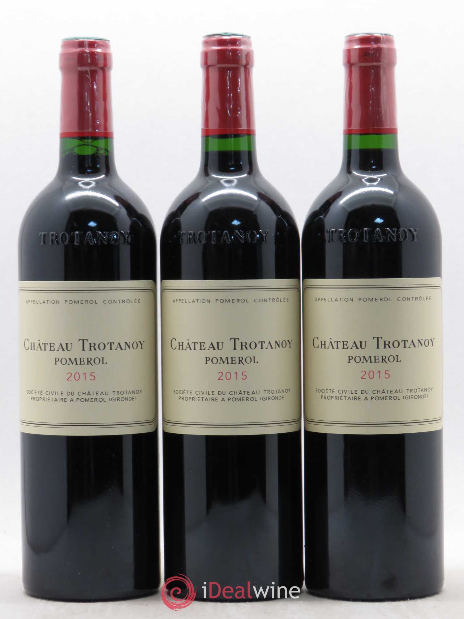 Château Trotanoy 2015 - Lot de 3 bouteilles - 0