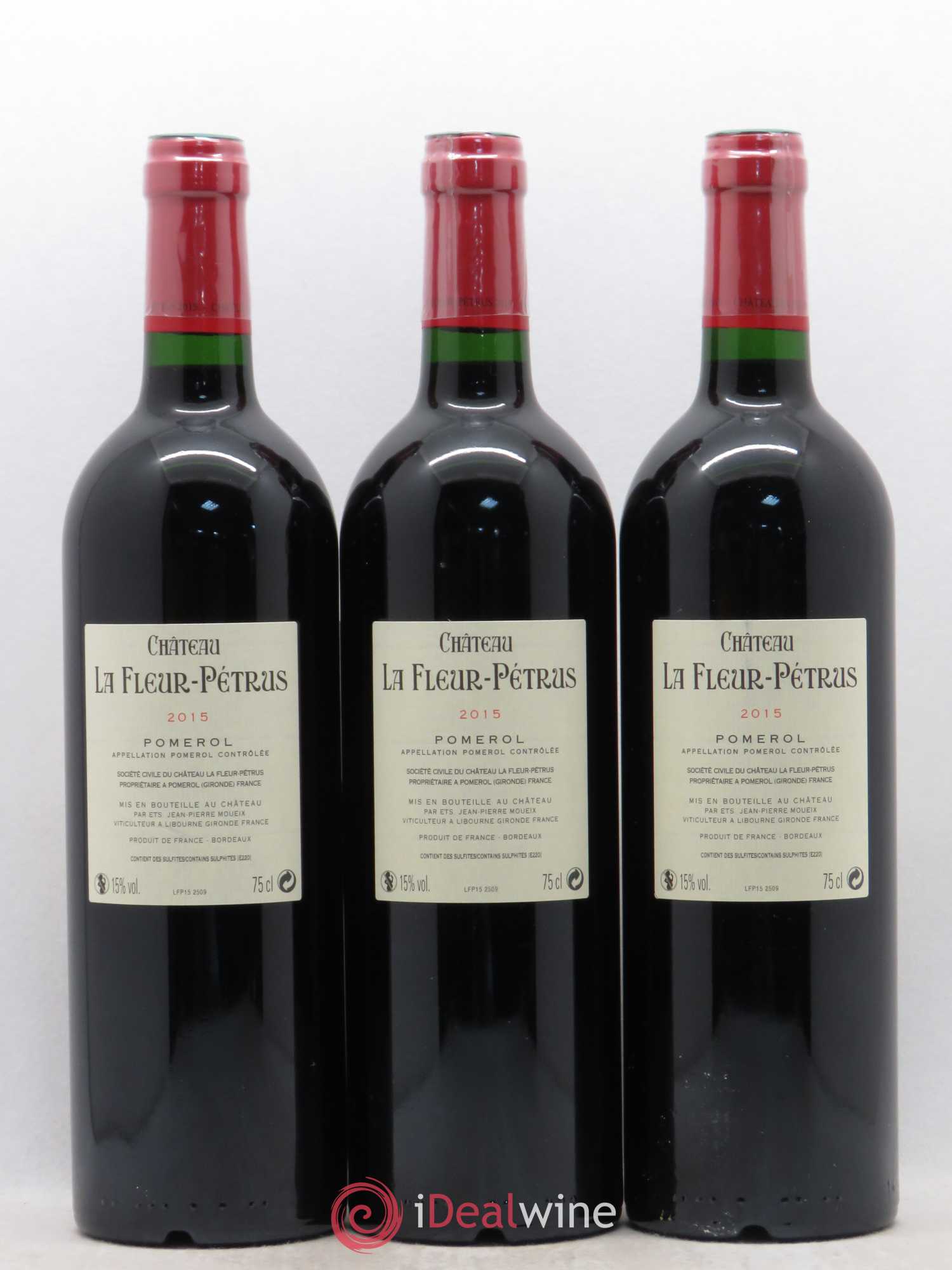 Château la Fleur Petrus 2015 - Lot de 3 bouteilles - 1