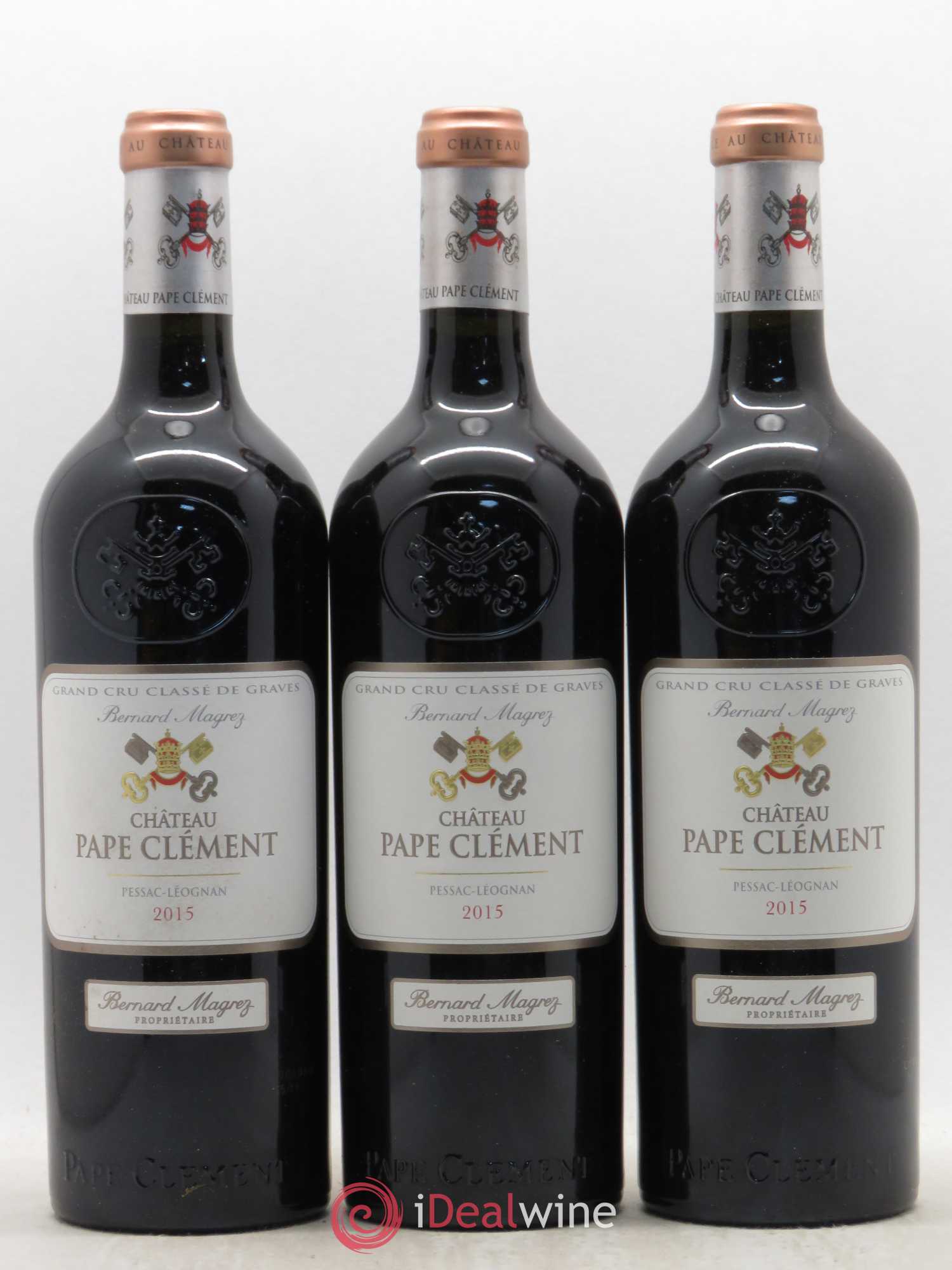 Château Pape Clément Cru Classé de Graves 2015 - Lot de 3 bouteilles - 0
