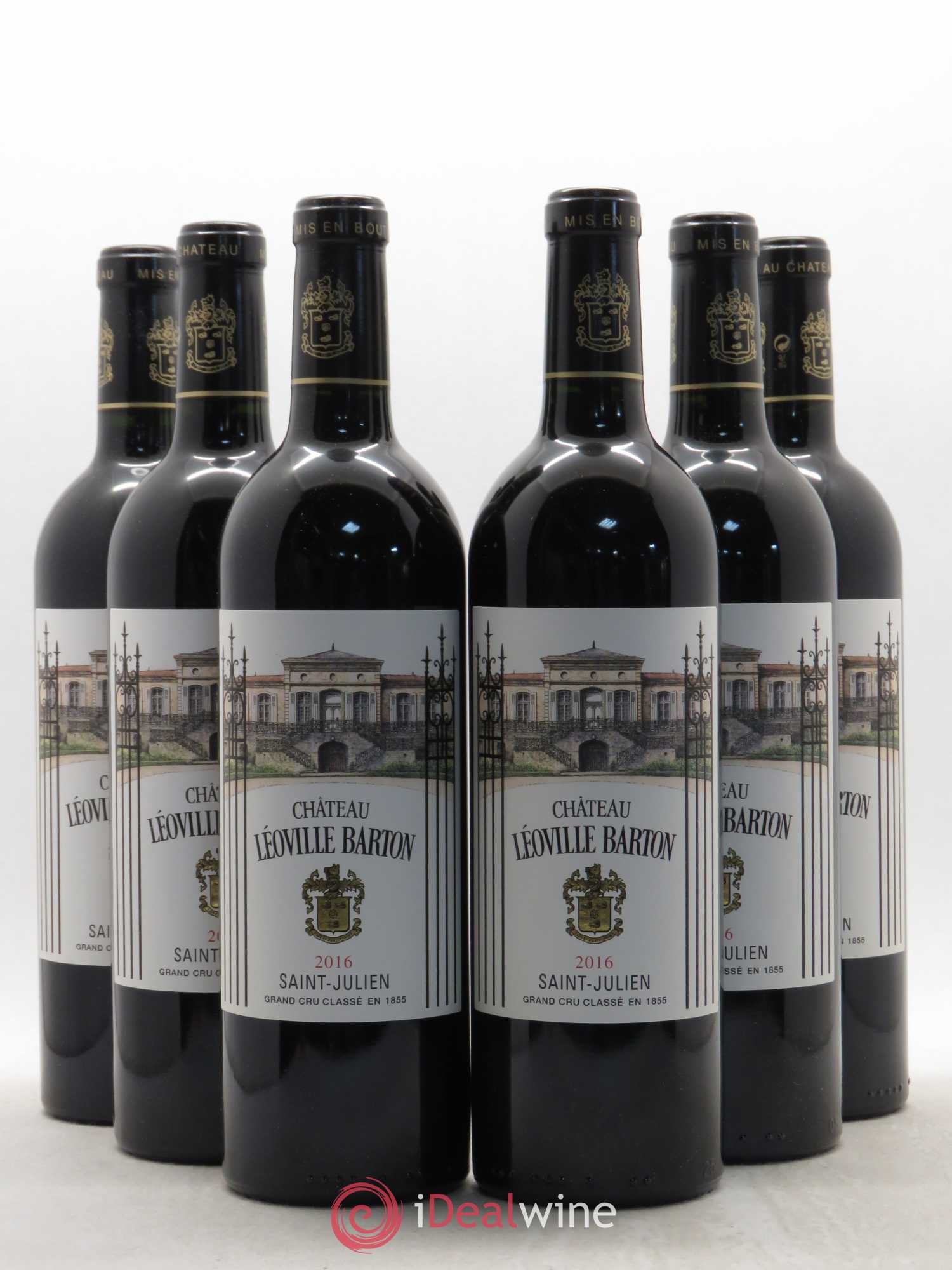 Château Léoville Barton 2ème Grand Cru Classé 2016 - Lot de 6 bouteilles - 0