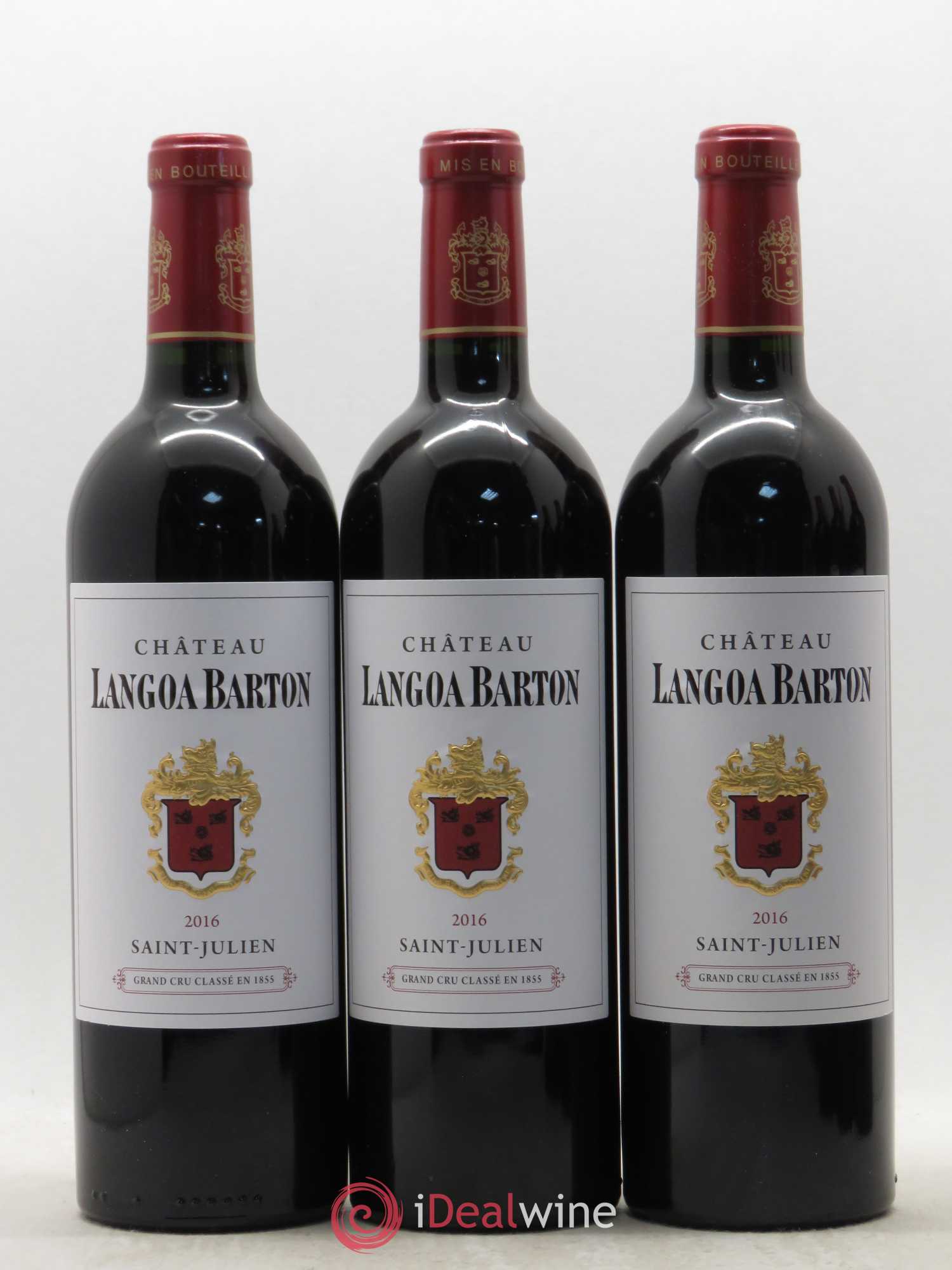 Château Langoa Barton 3ème Grand Cru Classé 2016 - Lot de 6 bouteilles - 1