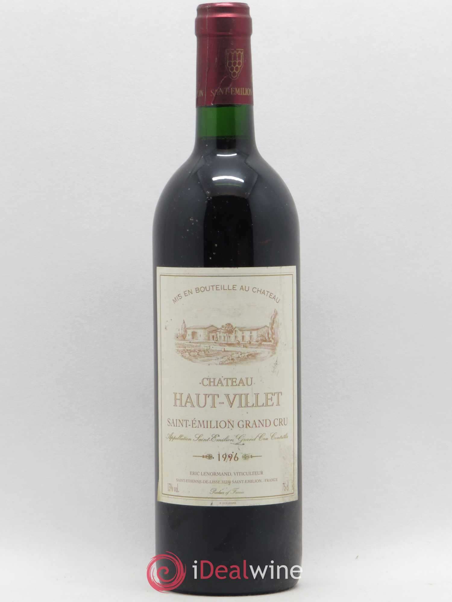 Saint-Émilion Grand Cru Château Haut Villet 1996 - Posten von 1 Flasche - 0