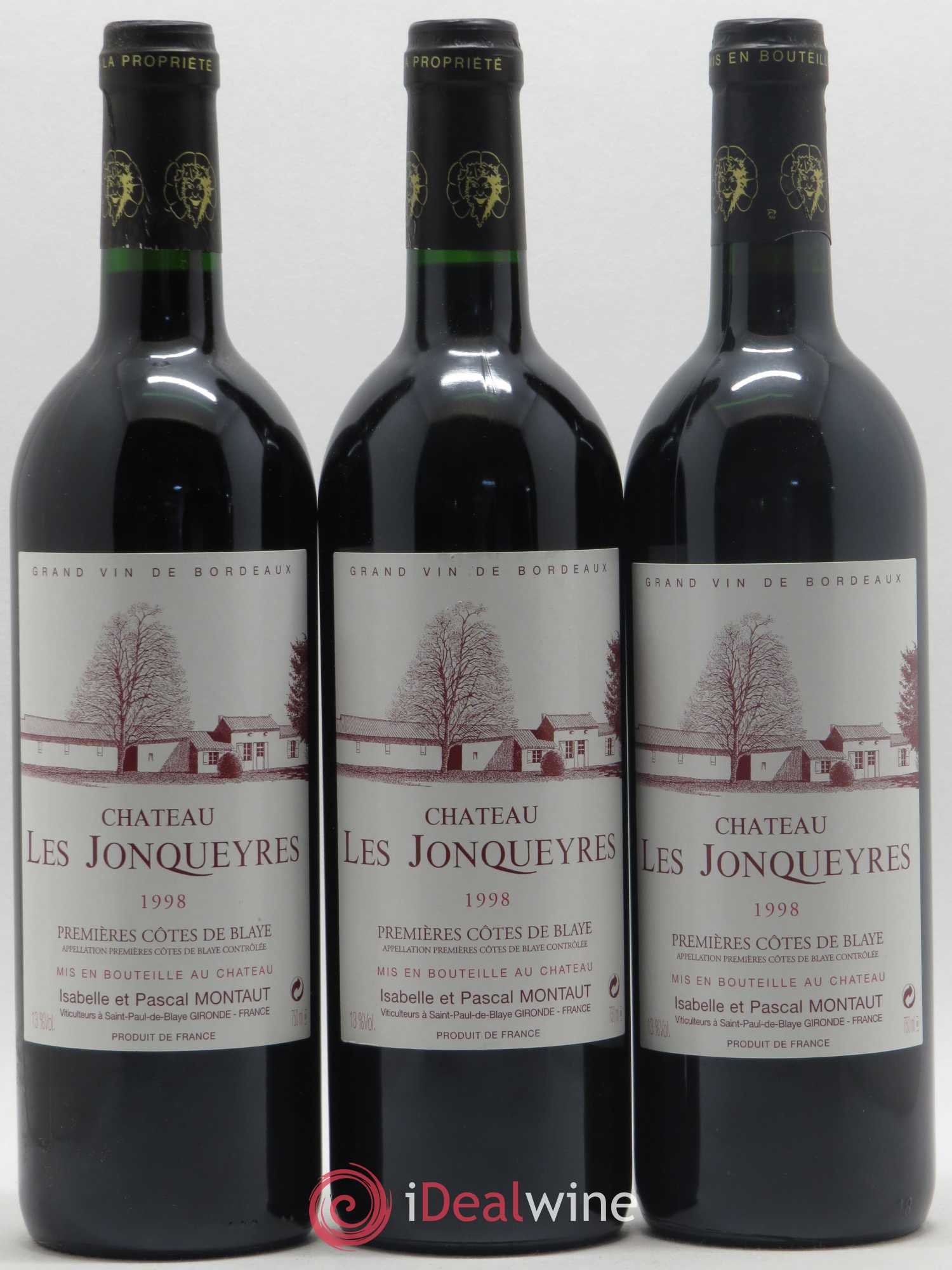 Château les Jonqueyres 1998 - Lot de 12 bouteilles - 3