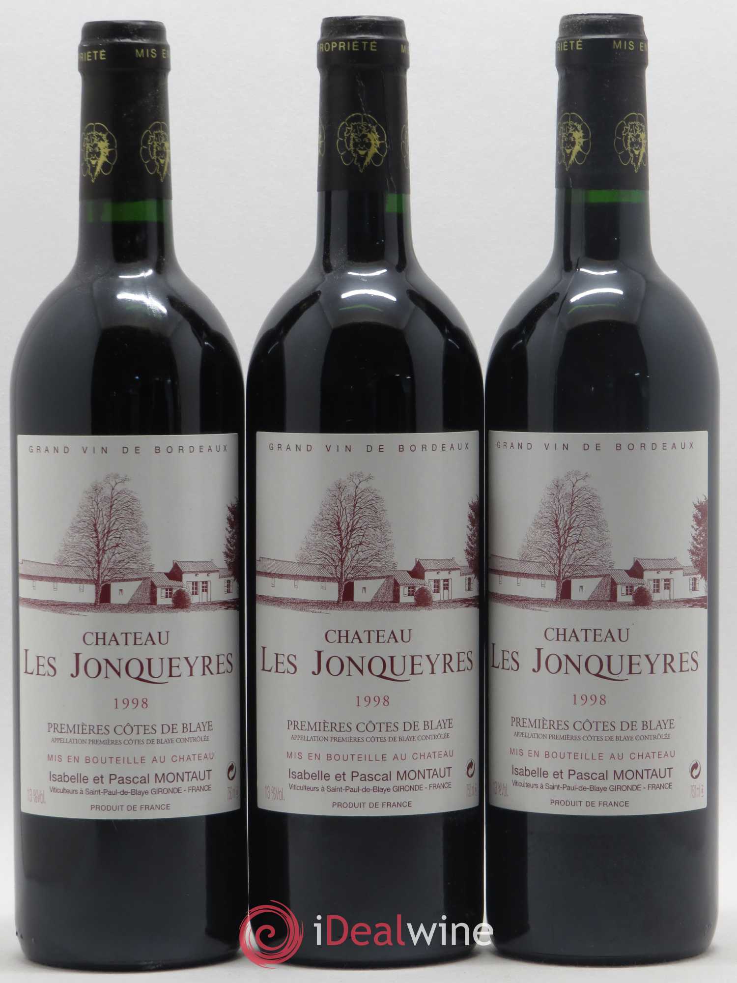 Château les Jonqueyres 1998 - Lot de 12 bouteilles - 4
