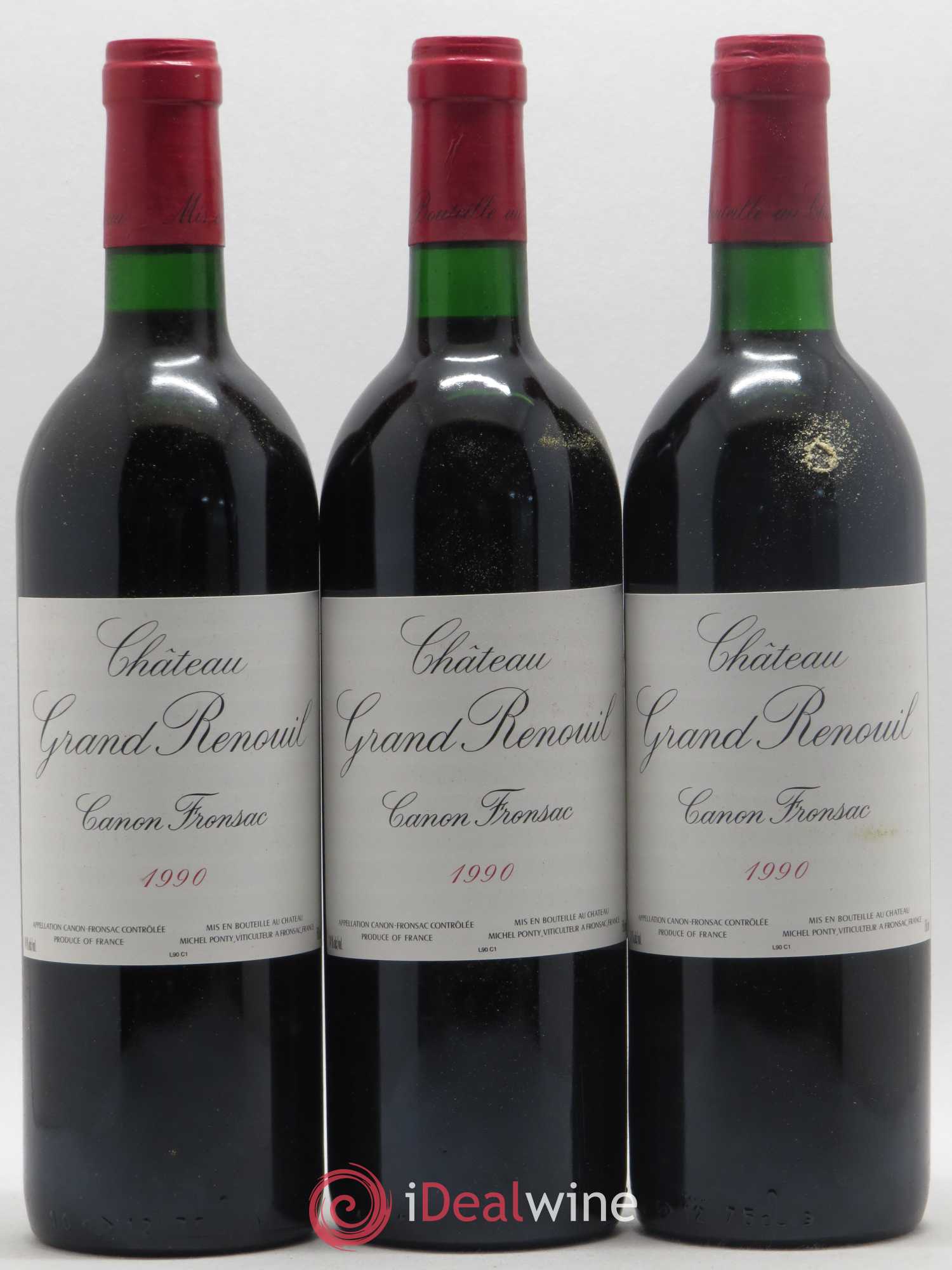 Canon-Fronsac Château Grand Renouil 1990 - Posten von 12 Flaschen - 4
