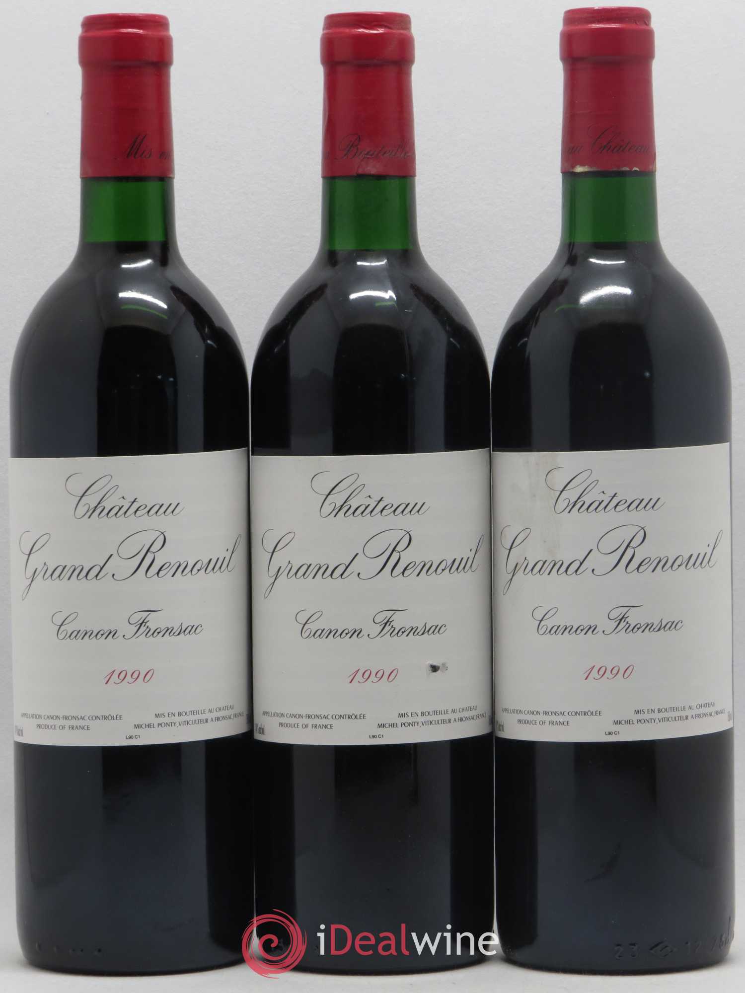 Canon-Fronsac Château Grand Renouil 1990 - Posten von 6 Flaschen - 1