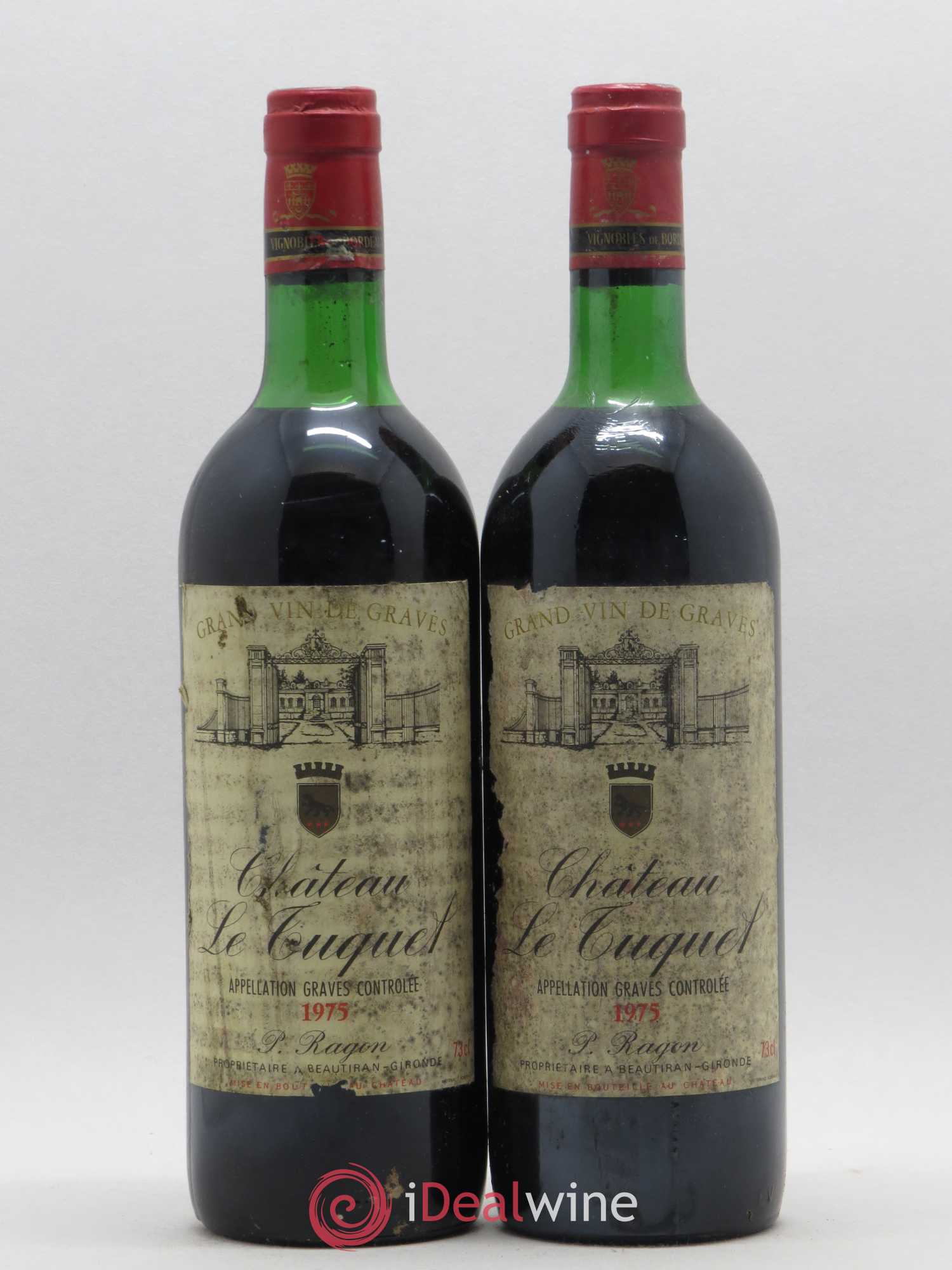 Château le Tuquet 1975 - Lot de 2 bouteilles - 0