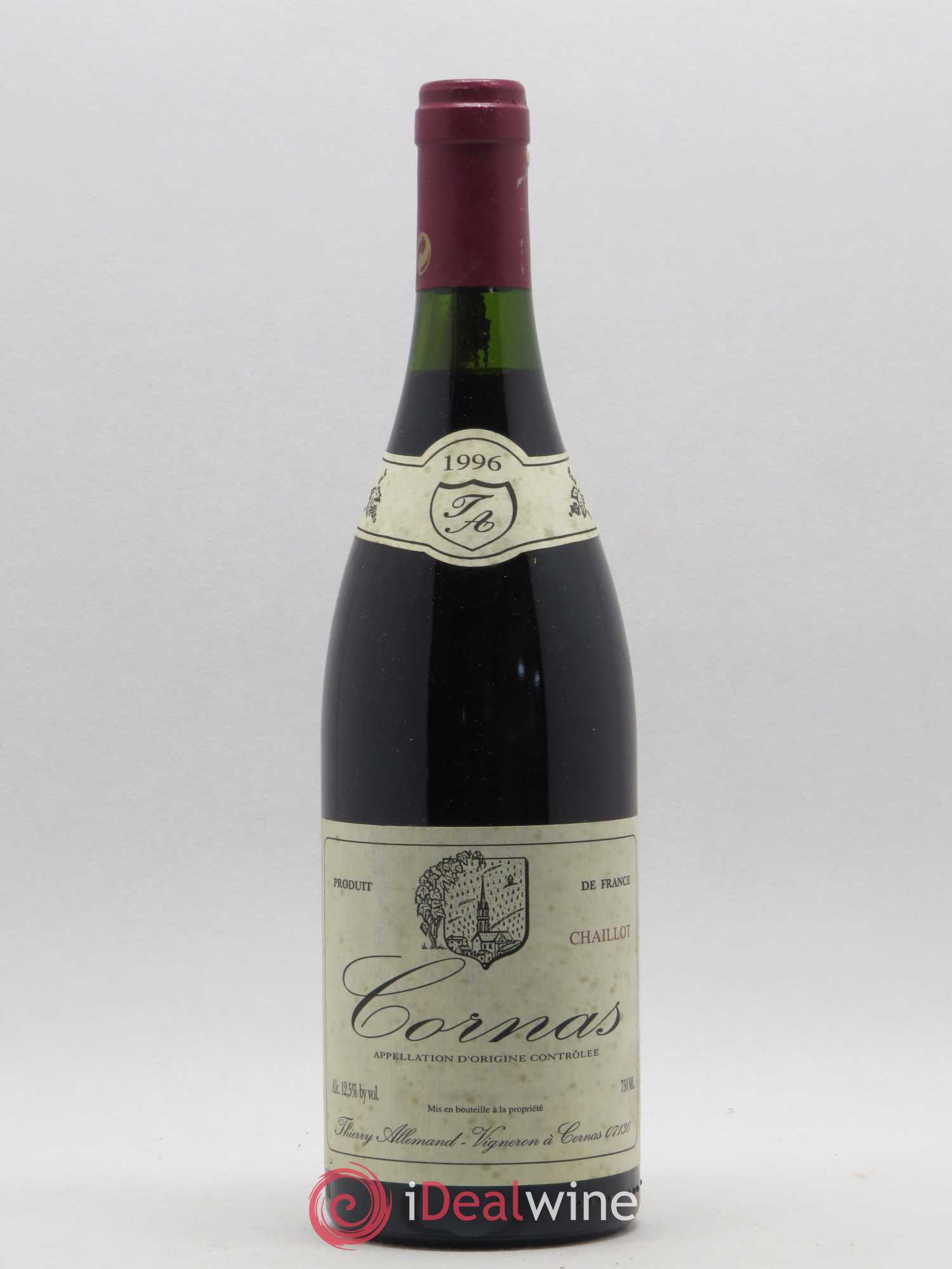 Cornas Chaillot Thierry Allemand 1996 - Lot de 1 bouteille - 0