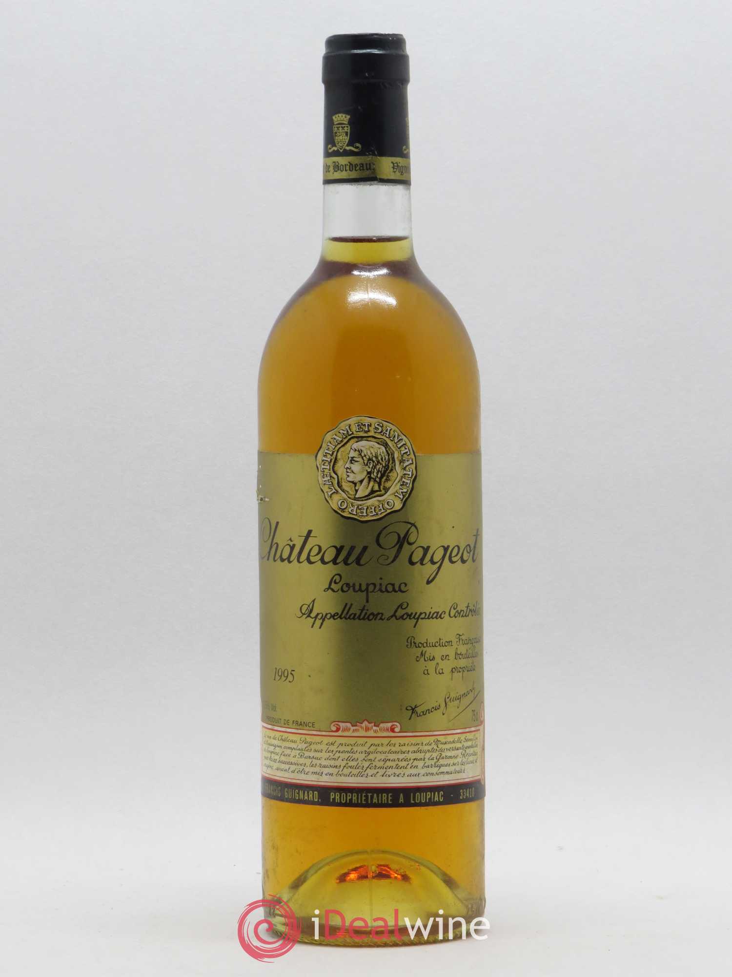 Loupiac Château Pageot 1995 - Lot de 1 bouteille - 0