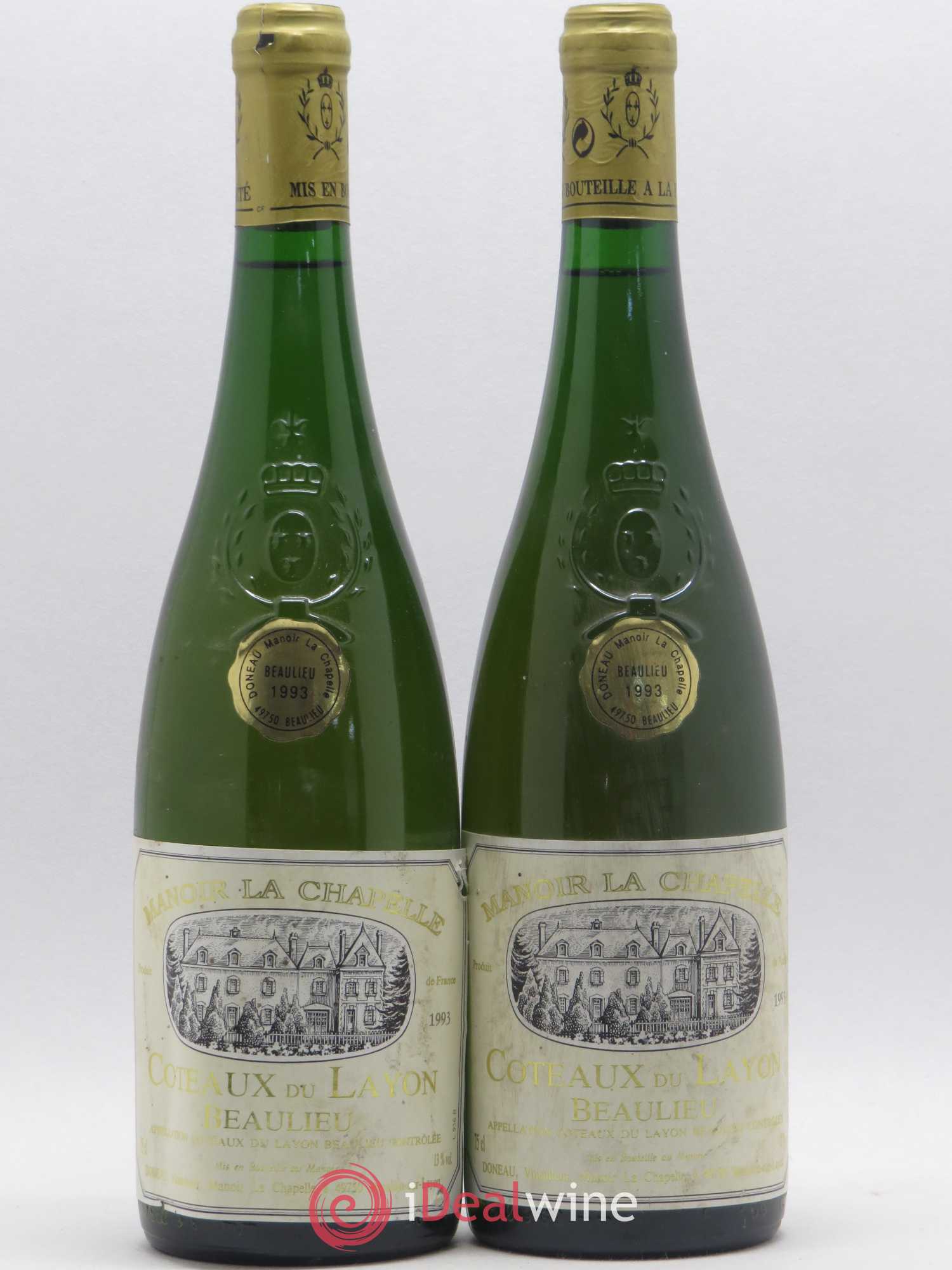 Coteaux du Layon Beaulieu Domaine de la Chapelle (sans prix de réserve) 1993 - Lotto di 2 bottiglie - 0