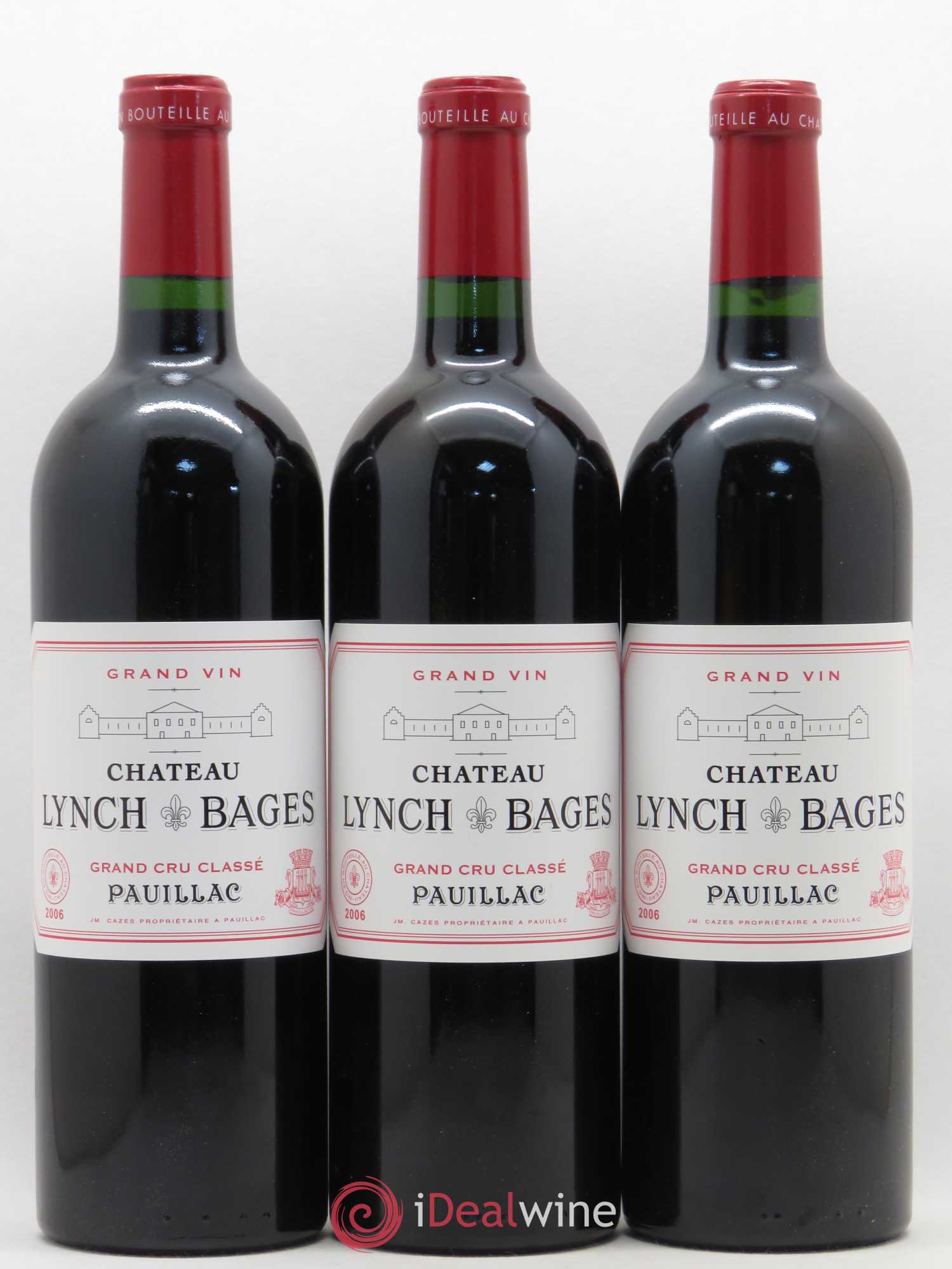 Château Lynch Bages 5ème Grand Cru Classé 2006 - Lot de 12 bouteilles - 1