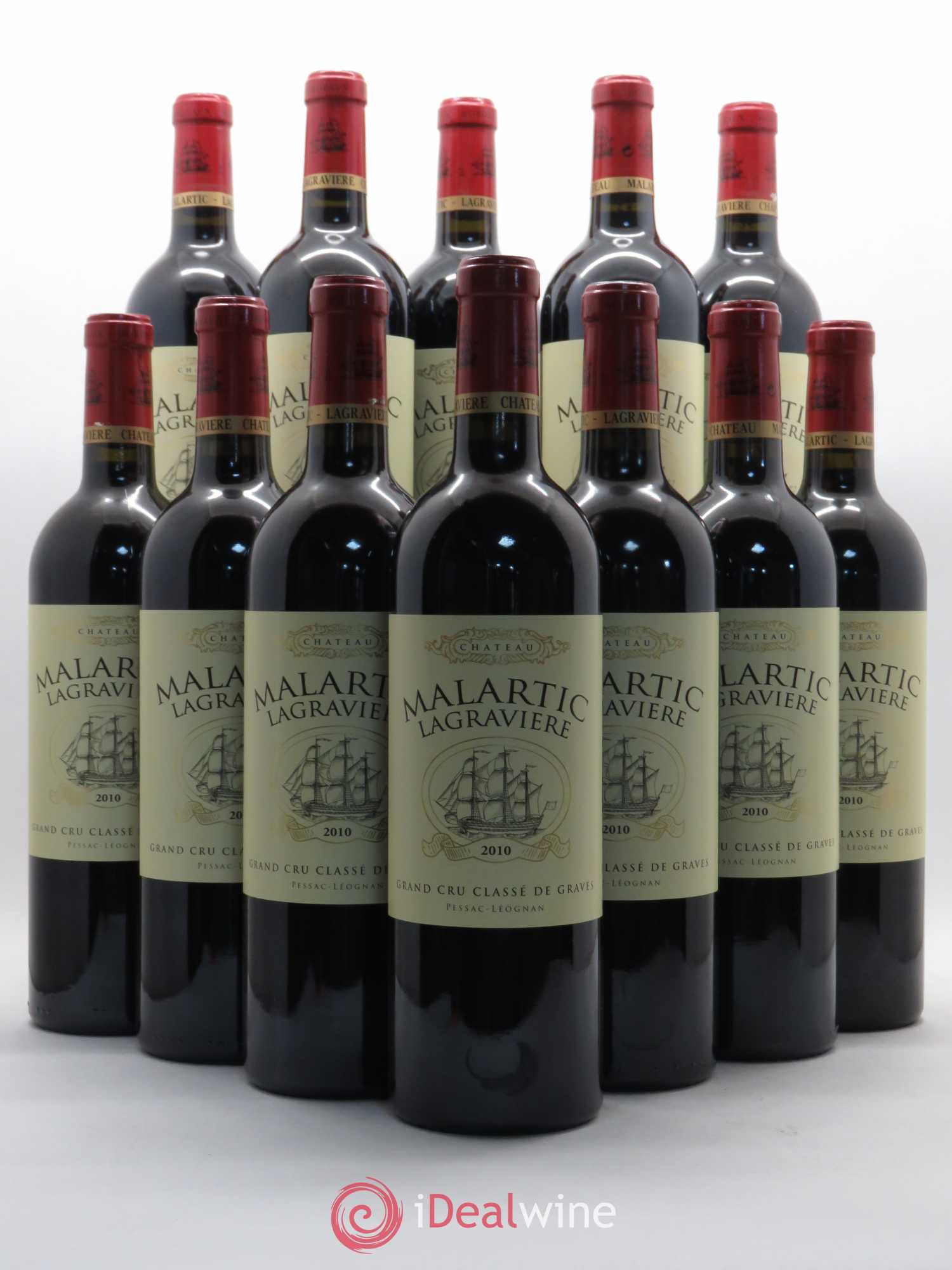 Château Malartic-Lagravière Cru Classé de Graves 2010 - Lot de 12 bouteilles - 0
