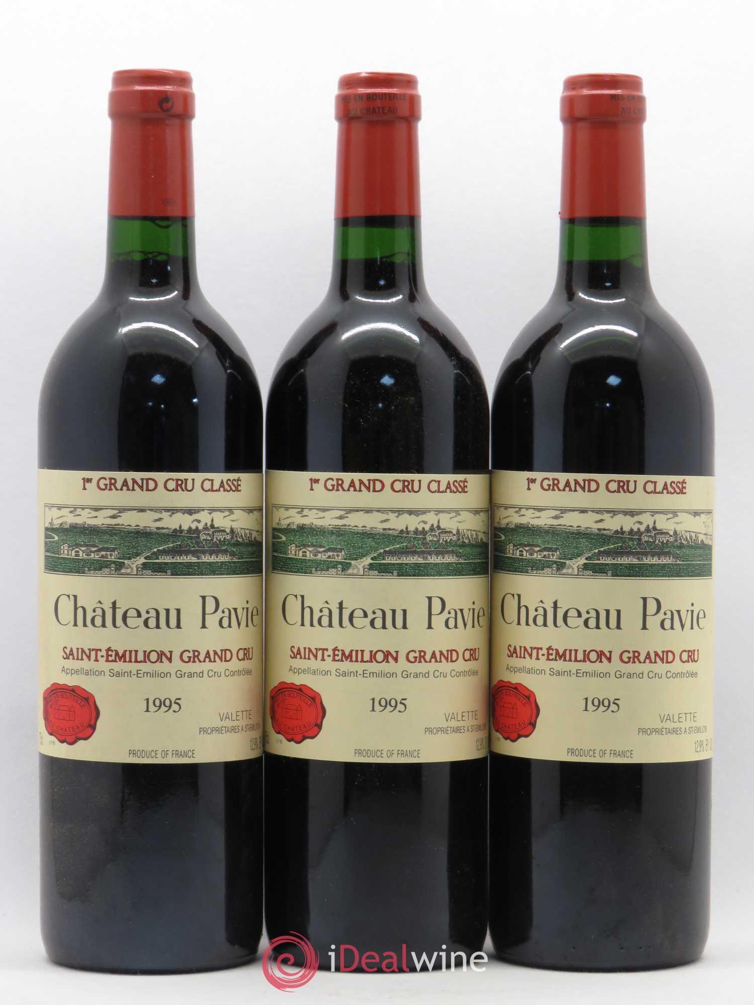 Château Pavie 1er Grand Cru Classé A 1995 - Lot de 12 bouteilles - 1