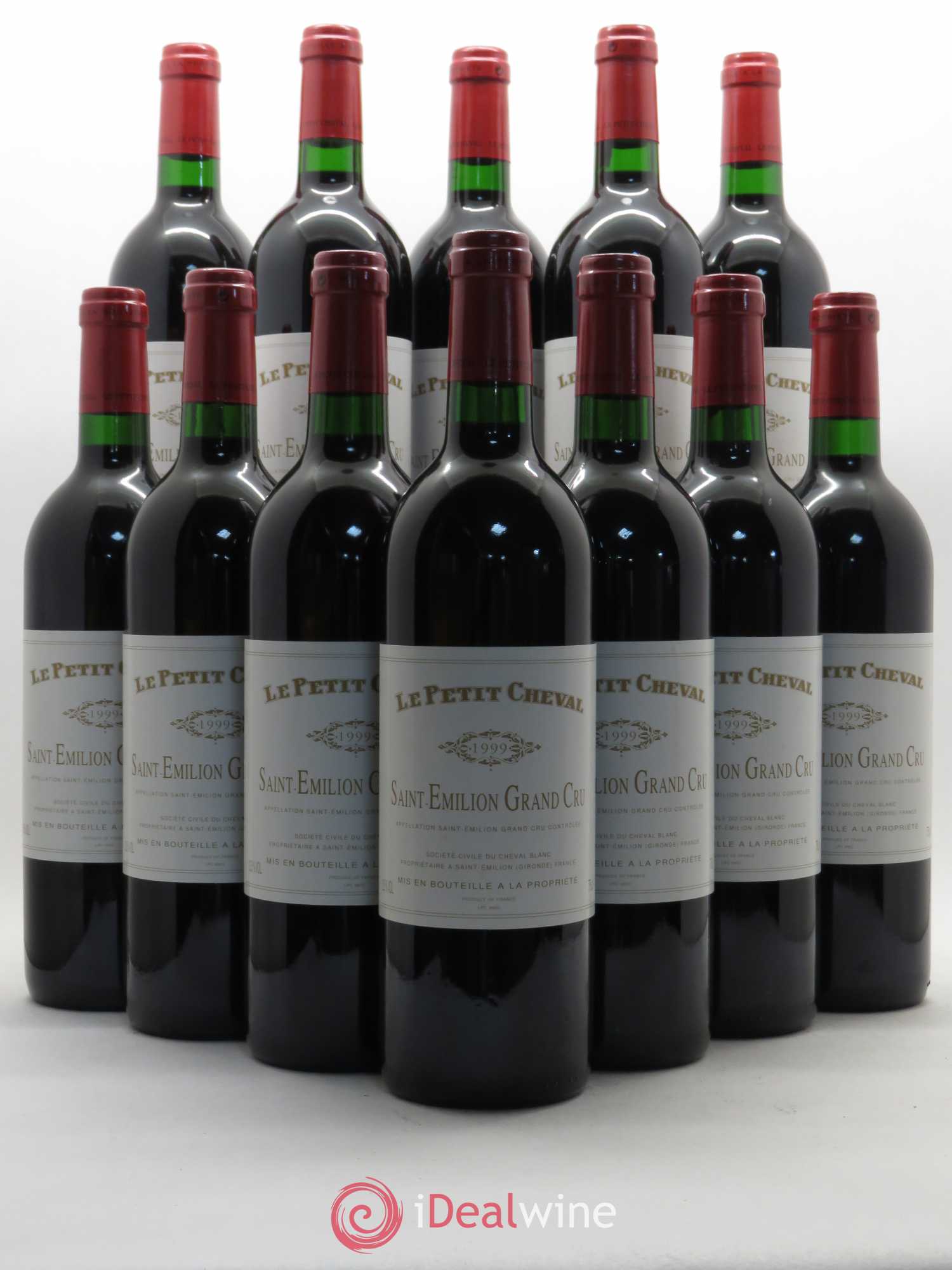 Le Petit Cheval Second Vin 1999 - Lot de 12 bouteilles - 0