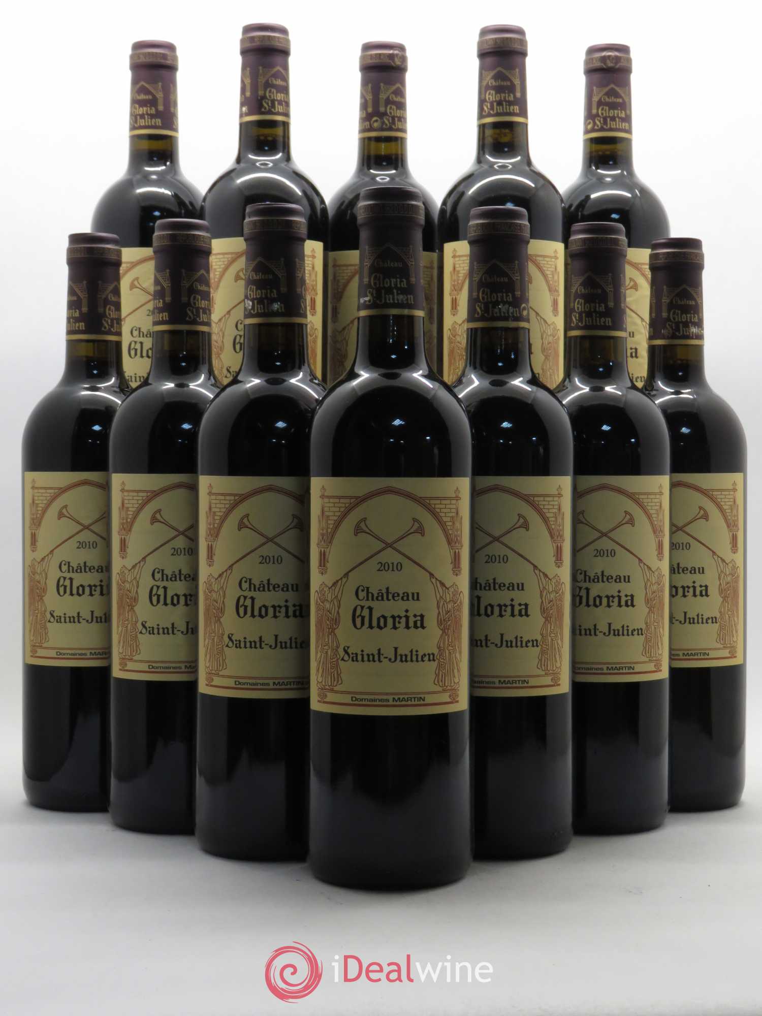 Château Gloria 2010 - Lot de 12 bouteilles - 0