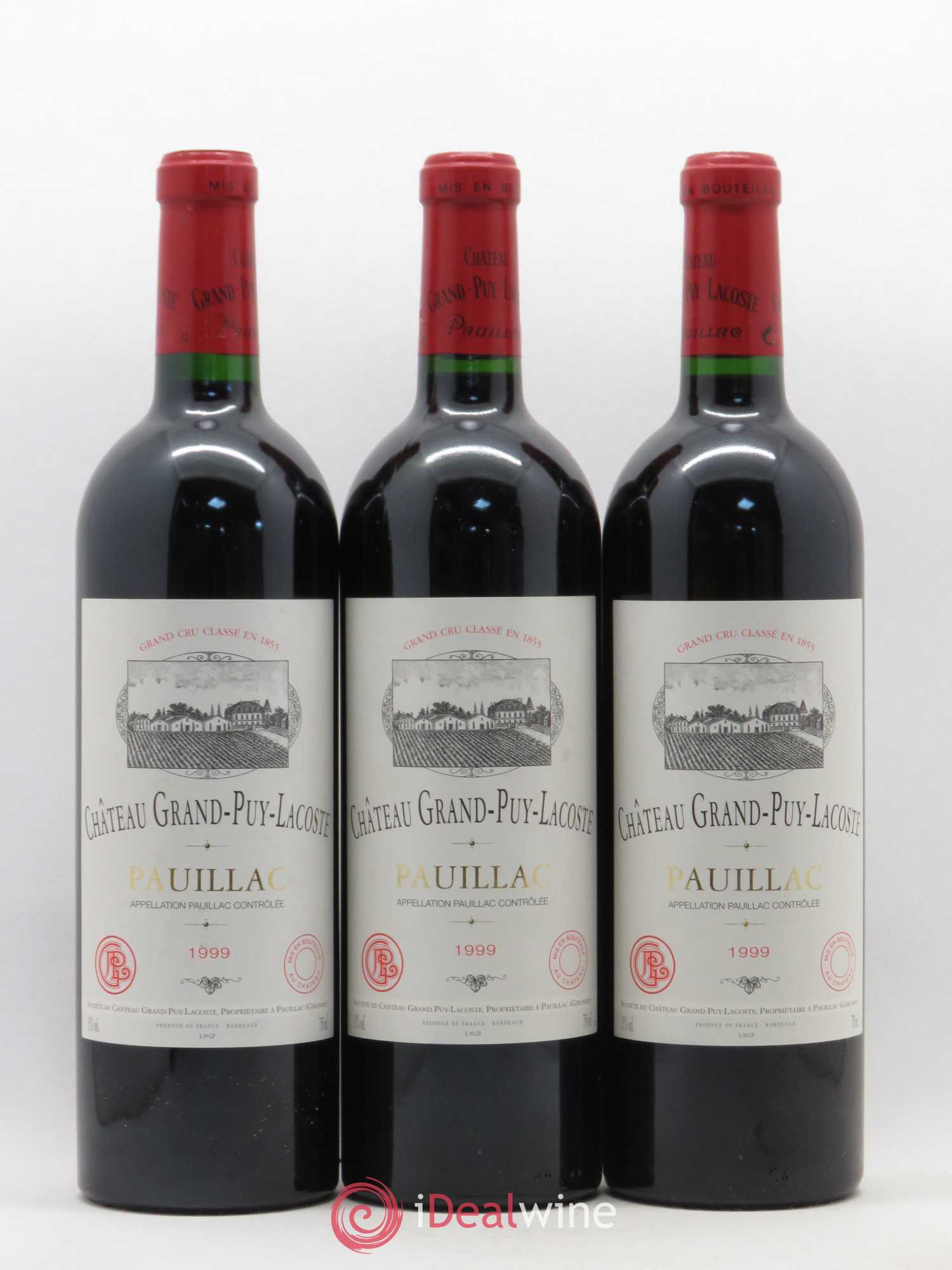 Château Grand Puy Lacoste 5ème Grand Cru Classé 1999 - Lot de 12 bouteilles - 3