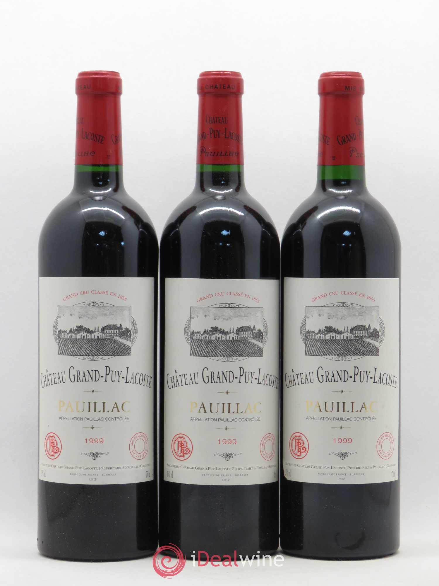 Château Grand Puy Lacoste 5ème Grand Cru Classé 1999 - Lot de 12 bouteilles - 4
