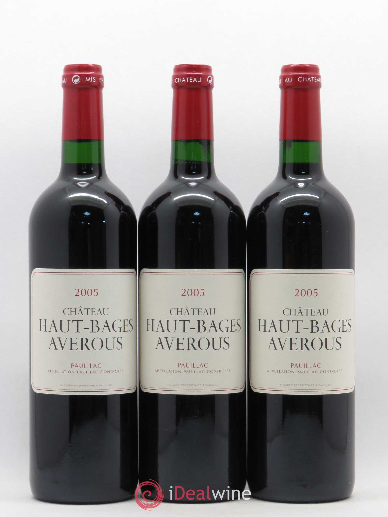 Château Haut Bages Averous Cru Bourgeois 2005 - Lot de 12 bouteilles - 1