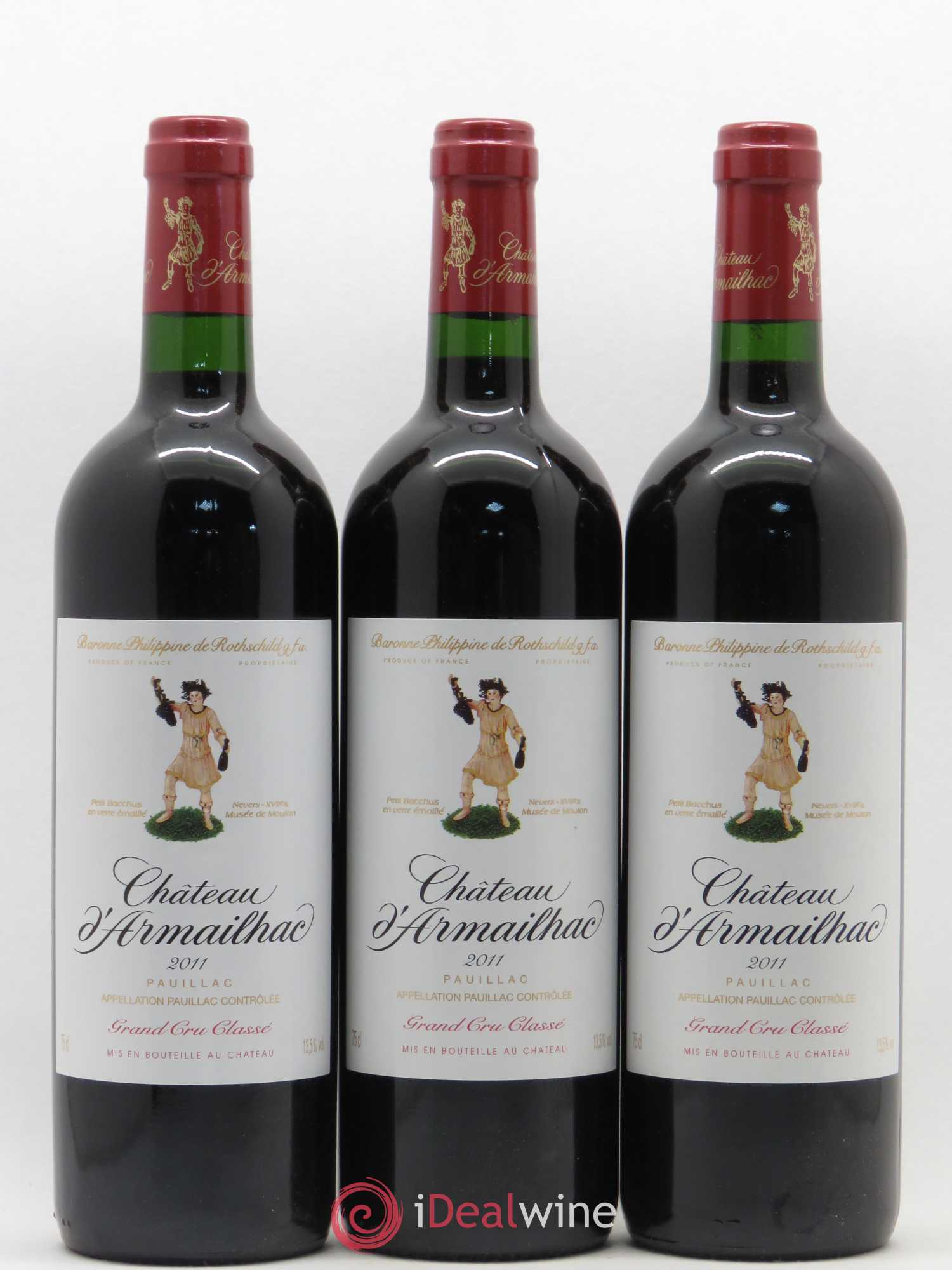 Château d' Armailhac - Mouton Baron(ne) Philippe 5ème Grand Cru Classé 2011 - Lotto di 12 bottiglie - 2