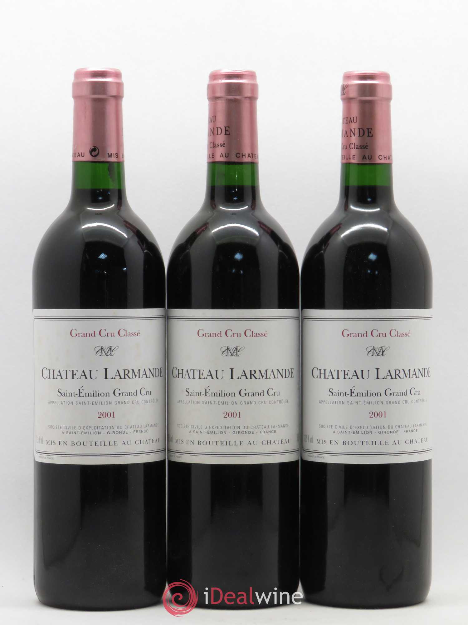 Château Larmande Grand Cru Classé 2001 - Lot de 12 bouteilles - 2