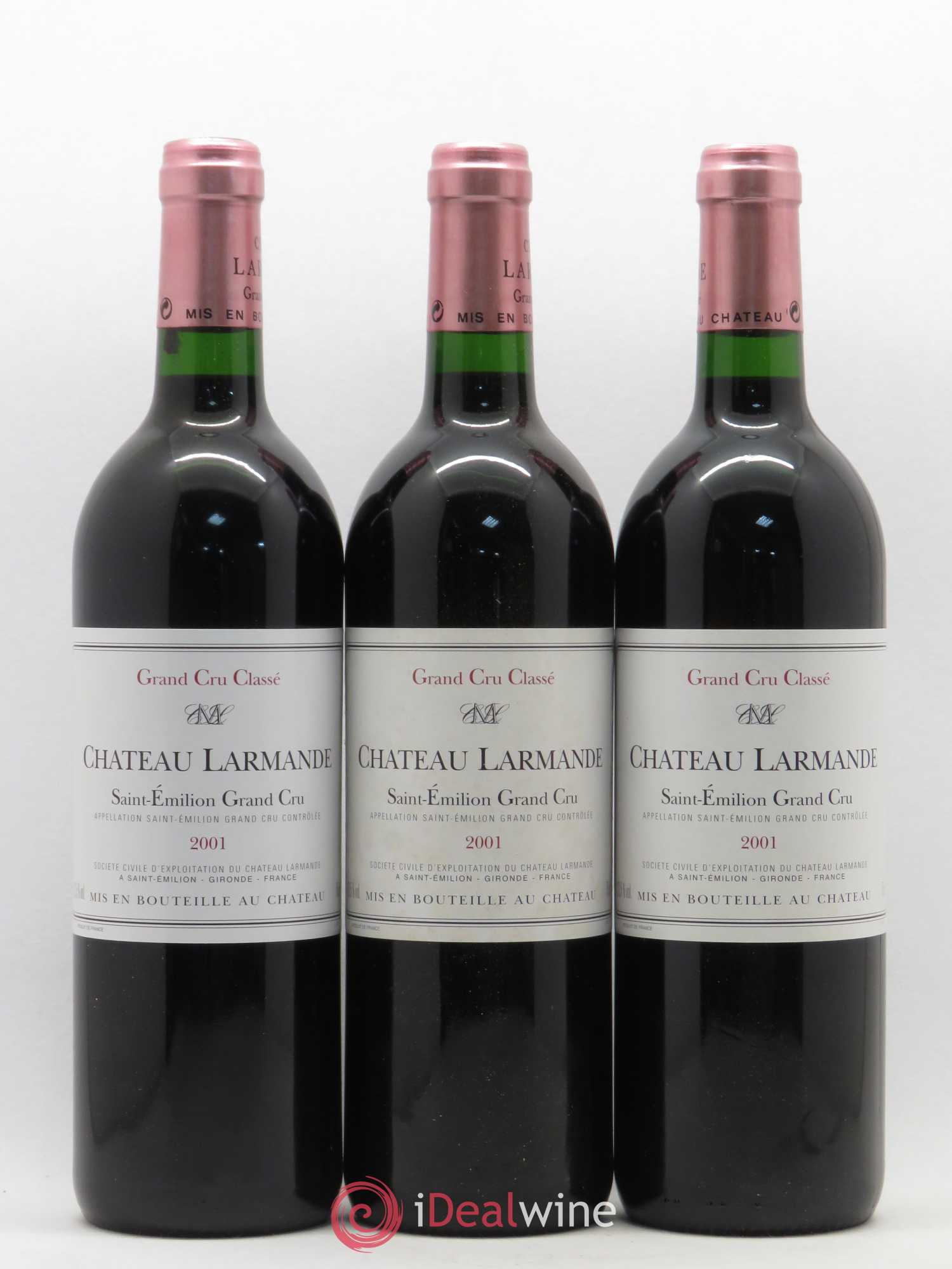 Château Larmande Grand Cru Classé 2001 - Lot de 12 bouteilles - 3