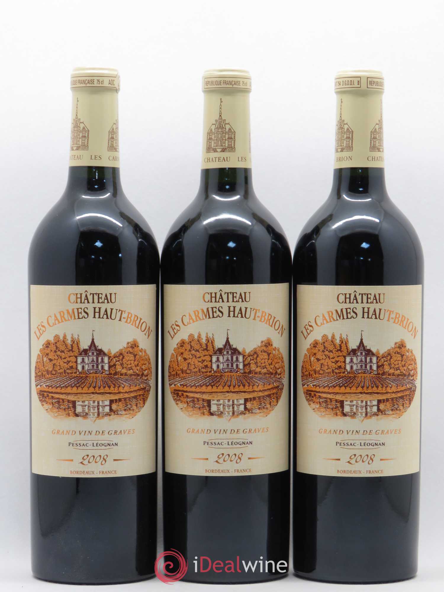 Château Les Carmes Haut-Brion 2008 - Lot de 12 bouteilles - 3