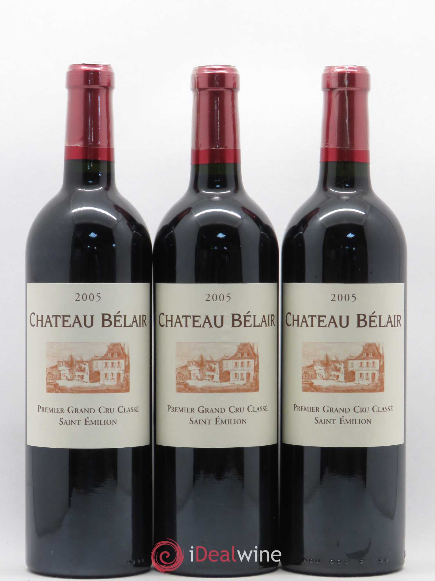 Château Belair (Belair-Monange) 1er Grand Cru Classé B 2005 - Lot de 12 bouteilles - 2