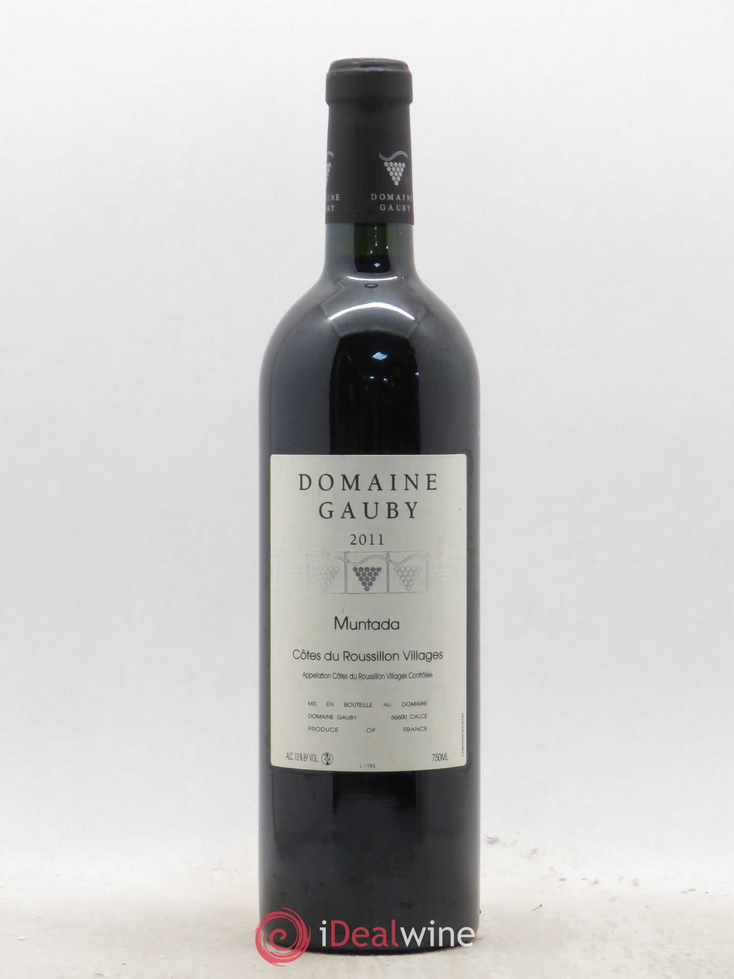 Côtes Catalanes (anciennement Côtes du Roussillon Villages) La Muntada Gauby (Domaine) 2011 - Lot de 1 bouteille - 0