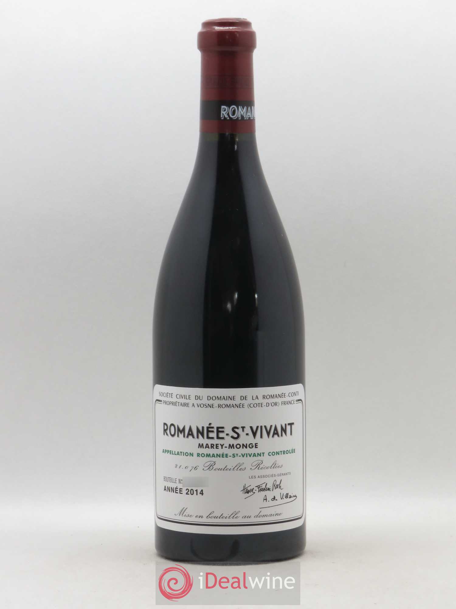 Romanée-Saint-Vivant Grand Cru Domaine de la Romanée-Conti 2014 - Lot de 1 bouteille - 0