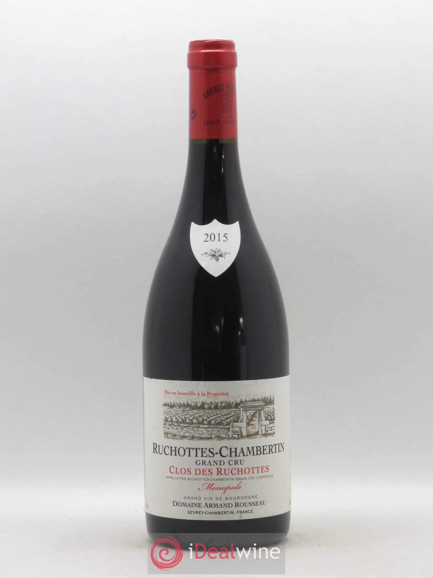 Ruchottes-Chambertin Grand Cru Clos des Ruchottes Armand Rousseau (Domaine) 2015 - Posten von 1 Flasche - 0
